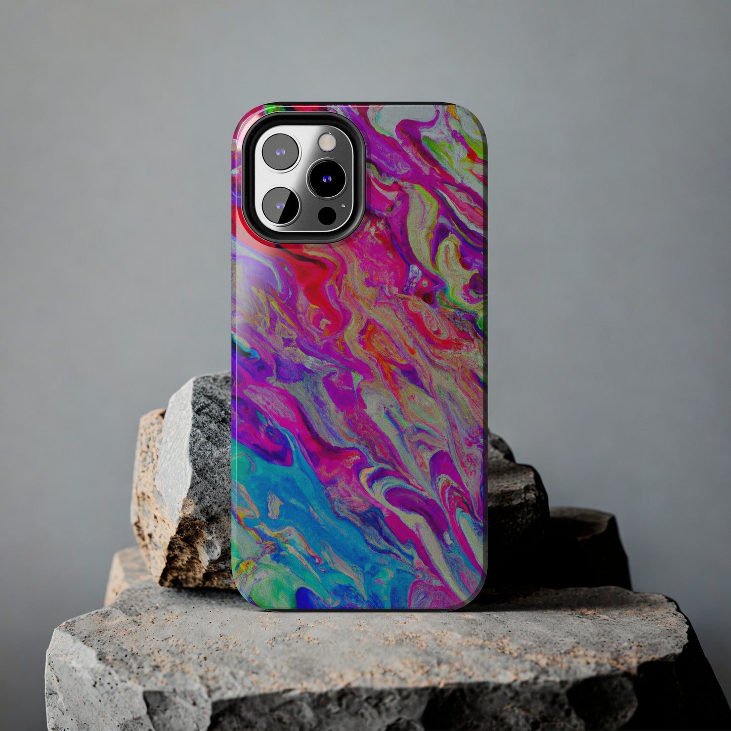 Tough Case-Mate iPhone Case Ft. Rainbow Waves