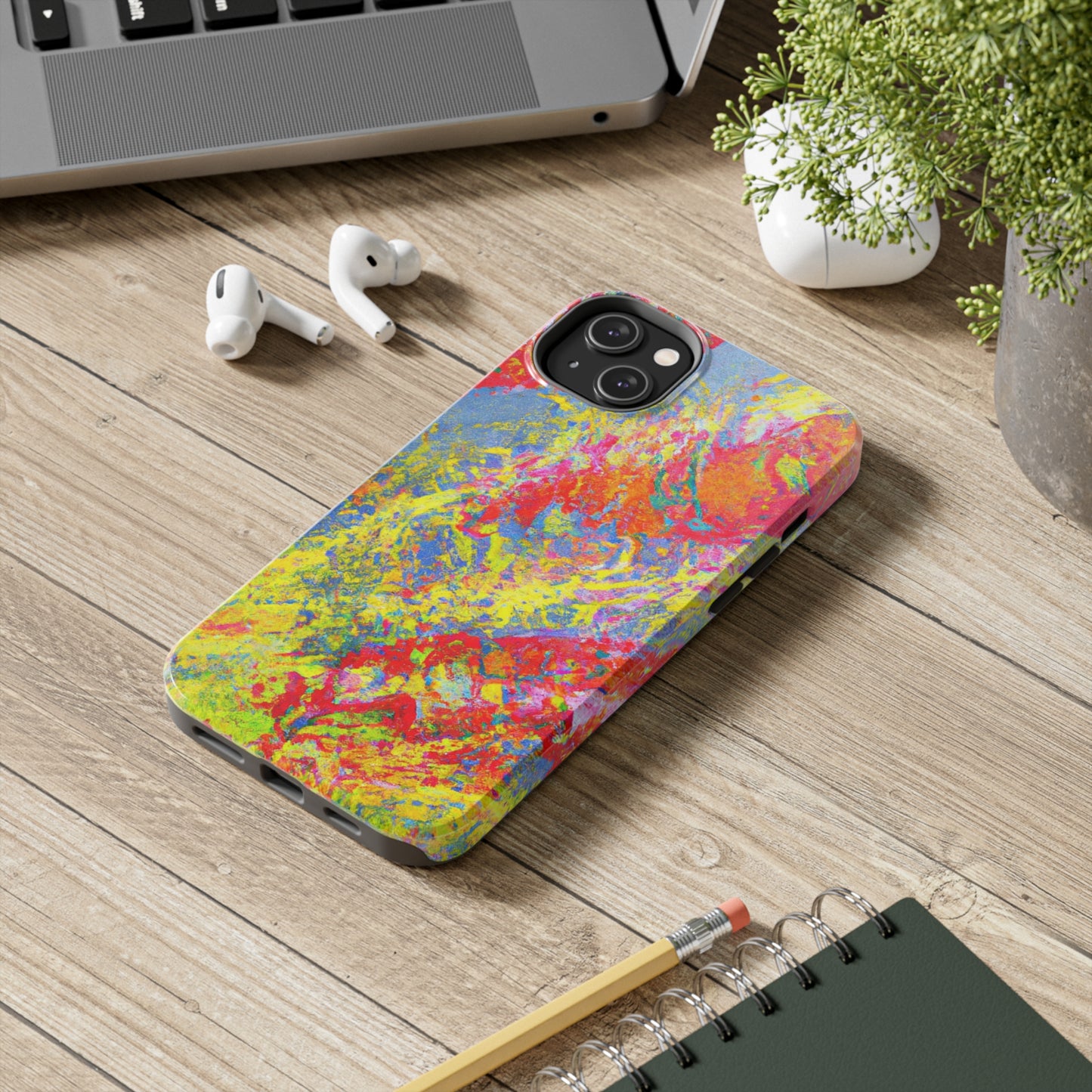 Tough Apple iPhone Cases Ft. Abstract Strawberry Banana