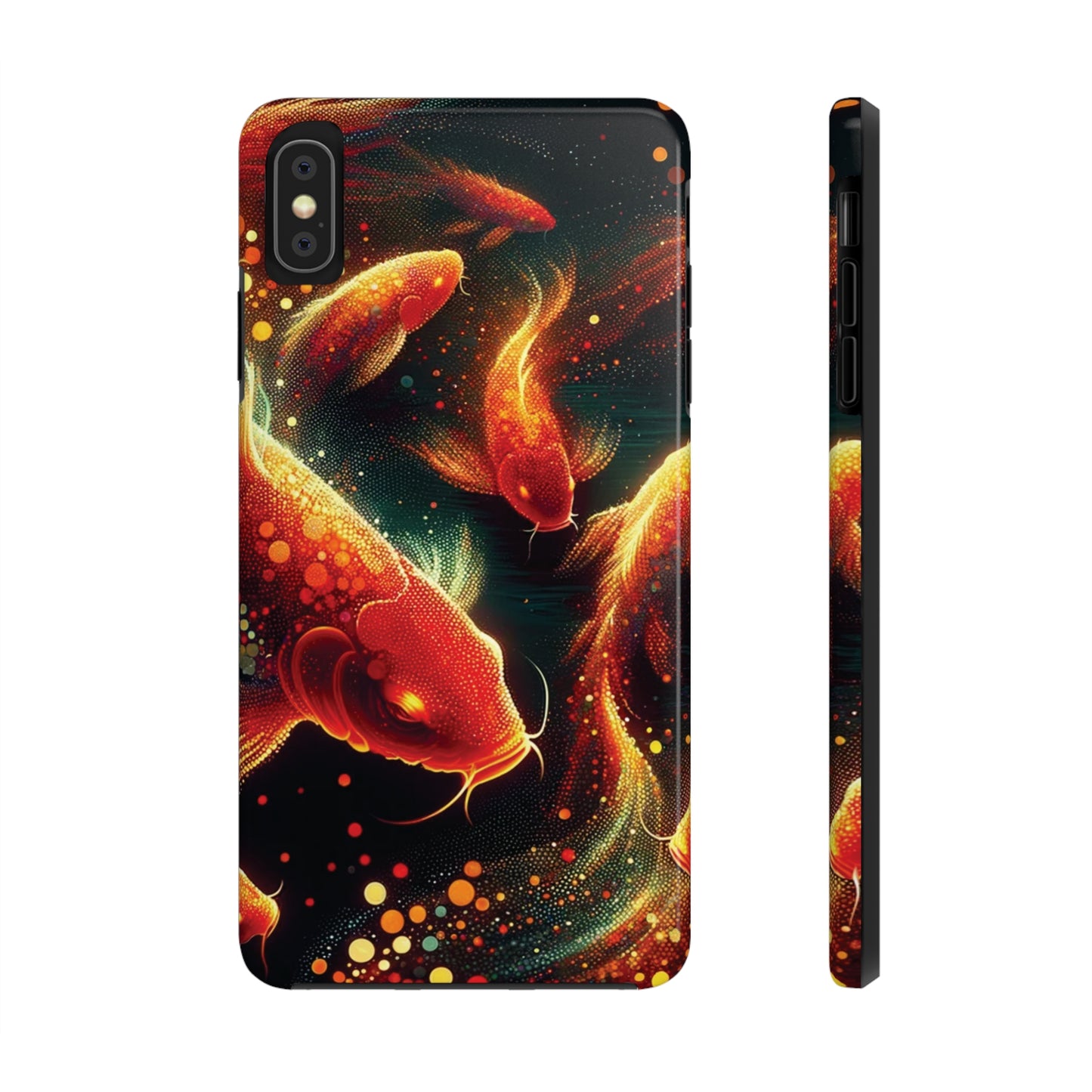 ToughDrop Apple iPhone Case Ft. Spotted Koi