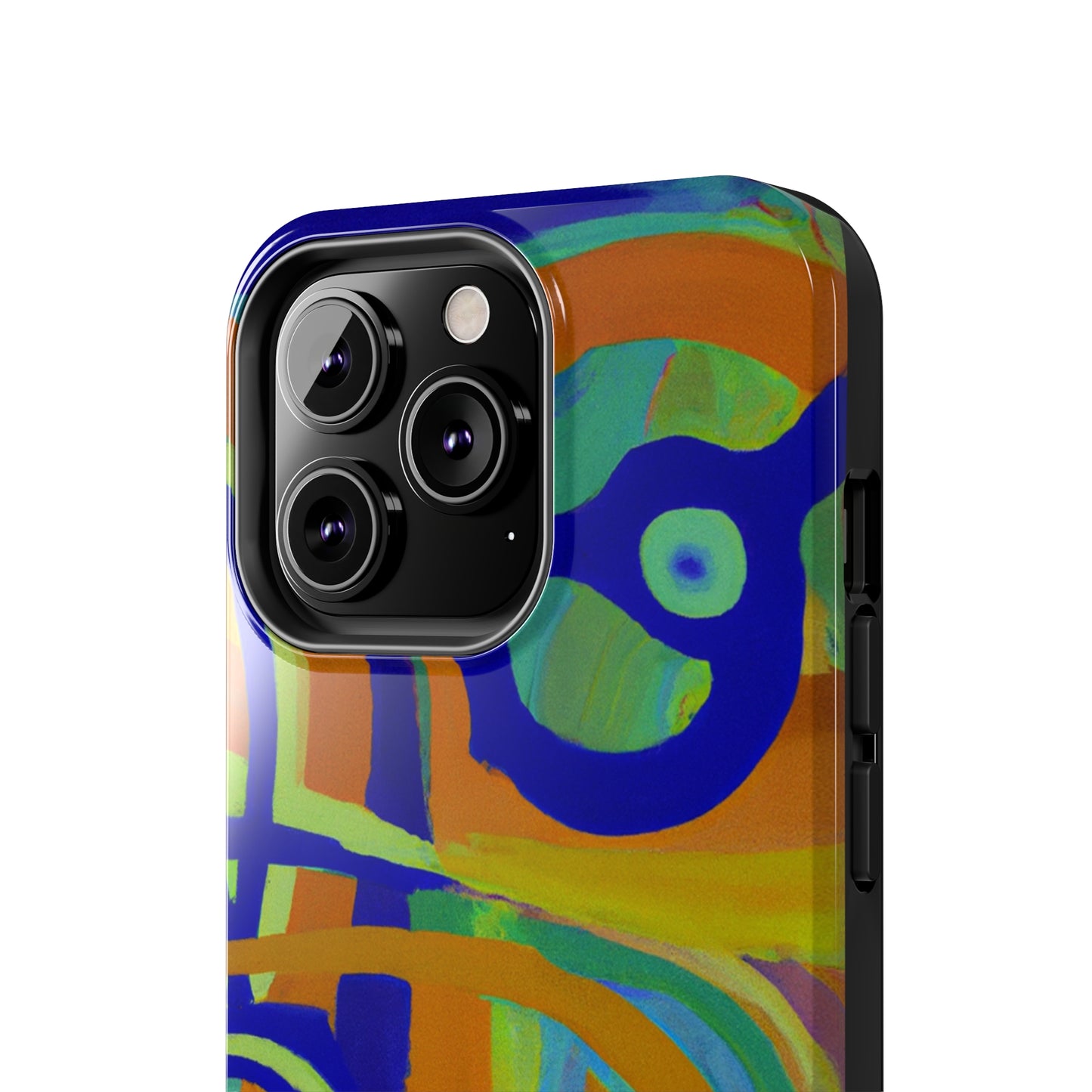Tough Case-Mate iPhone Case Ft. Blue Orange Curves
