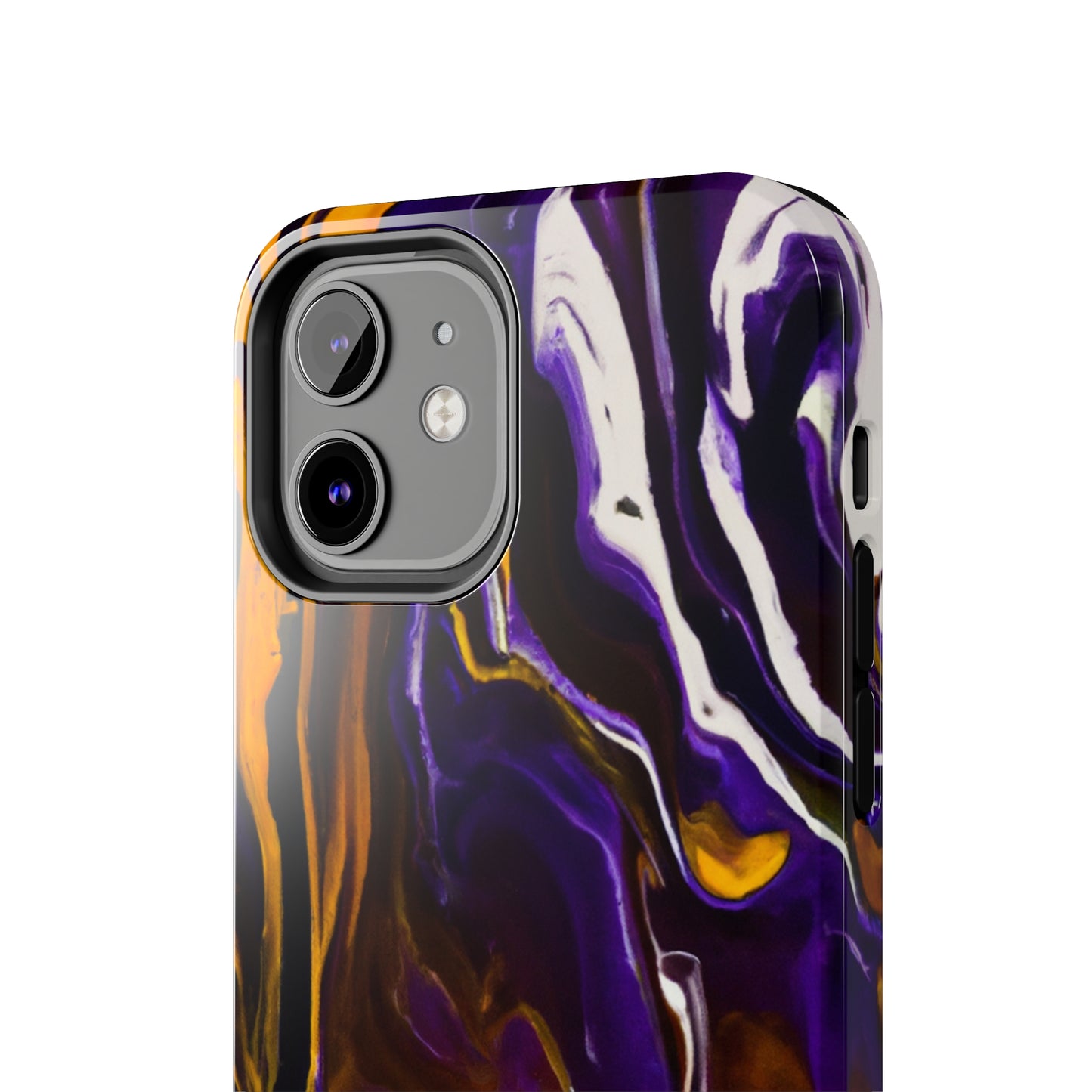 Tough Case-Mate iPhone Case Ft. Purple Tiger Stripes