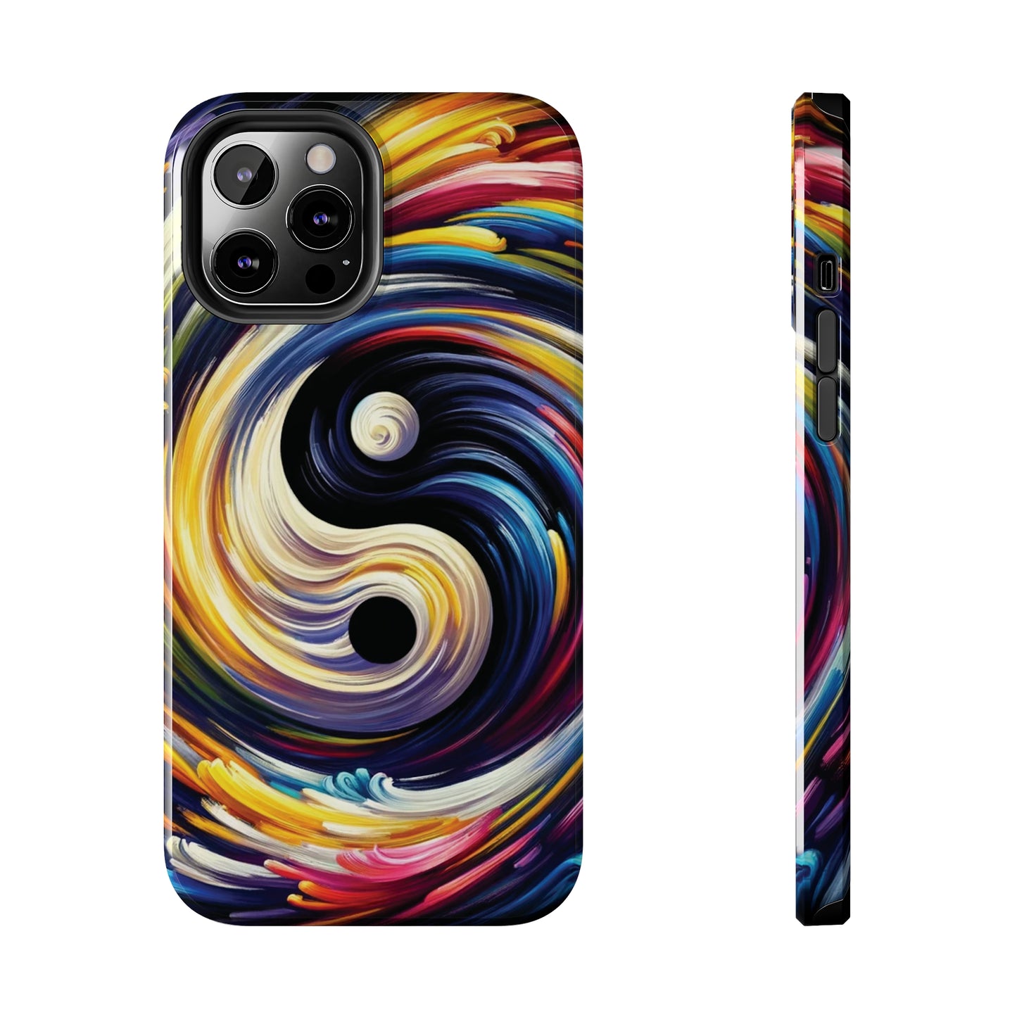 ToughDrop Apple iPhone Case Ft. Abstract Yin Yang