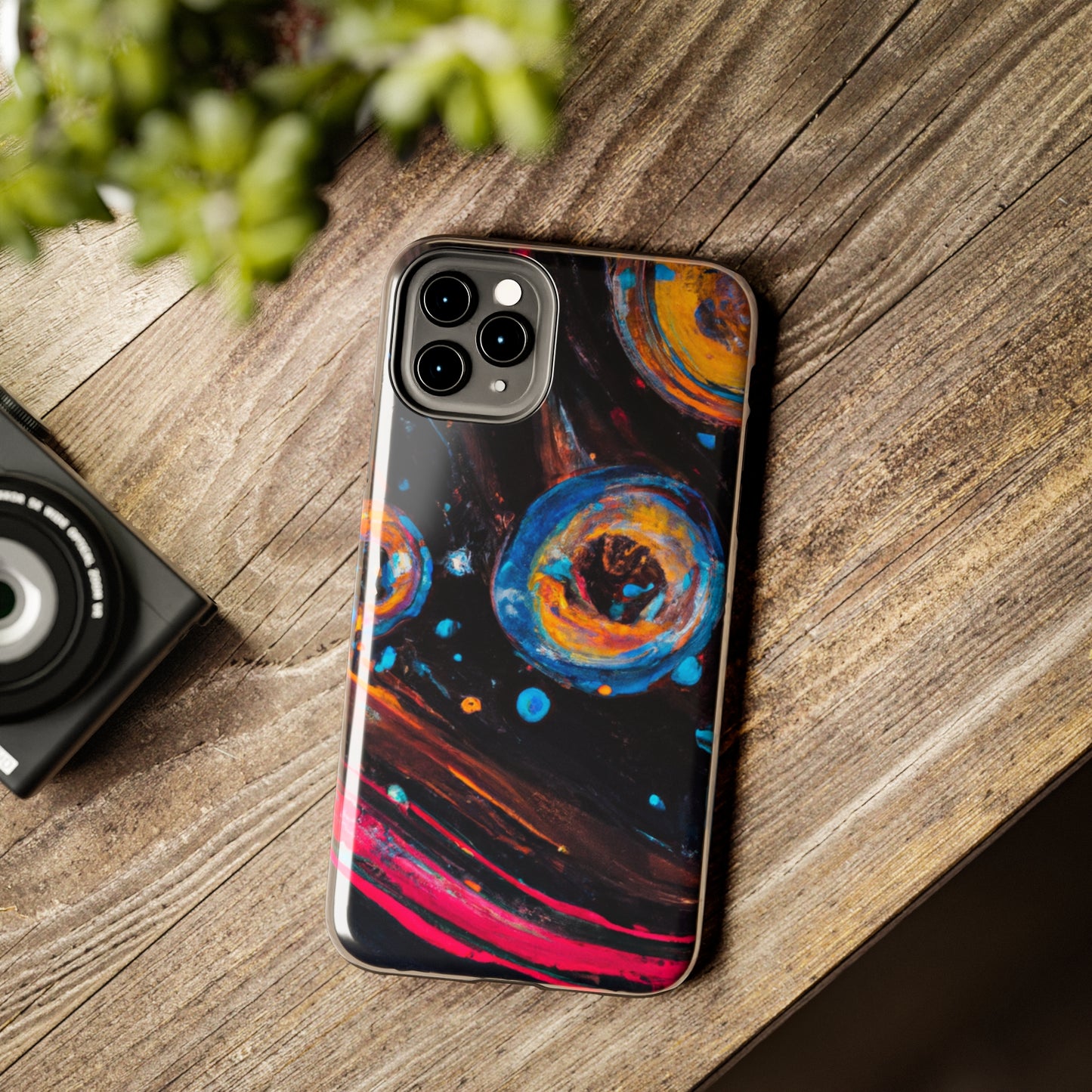 Tough Apple iPhone Cases Ft. Bubble Galaxy