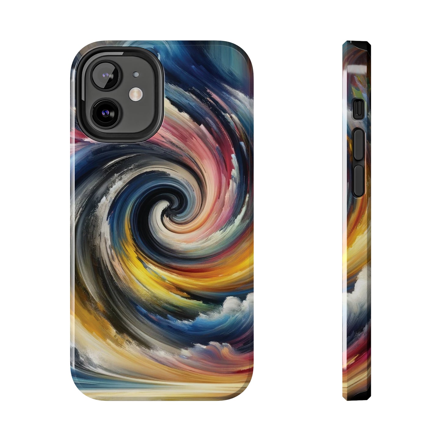 ToughDrop Apple iPhone Case Ft. Swirled Brush