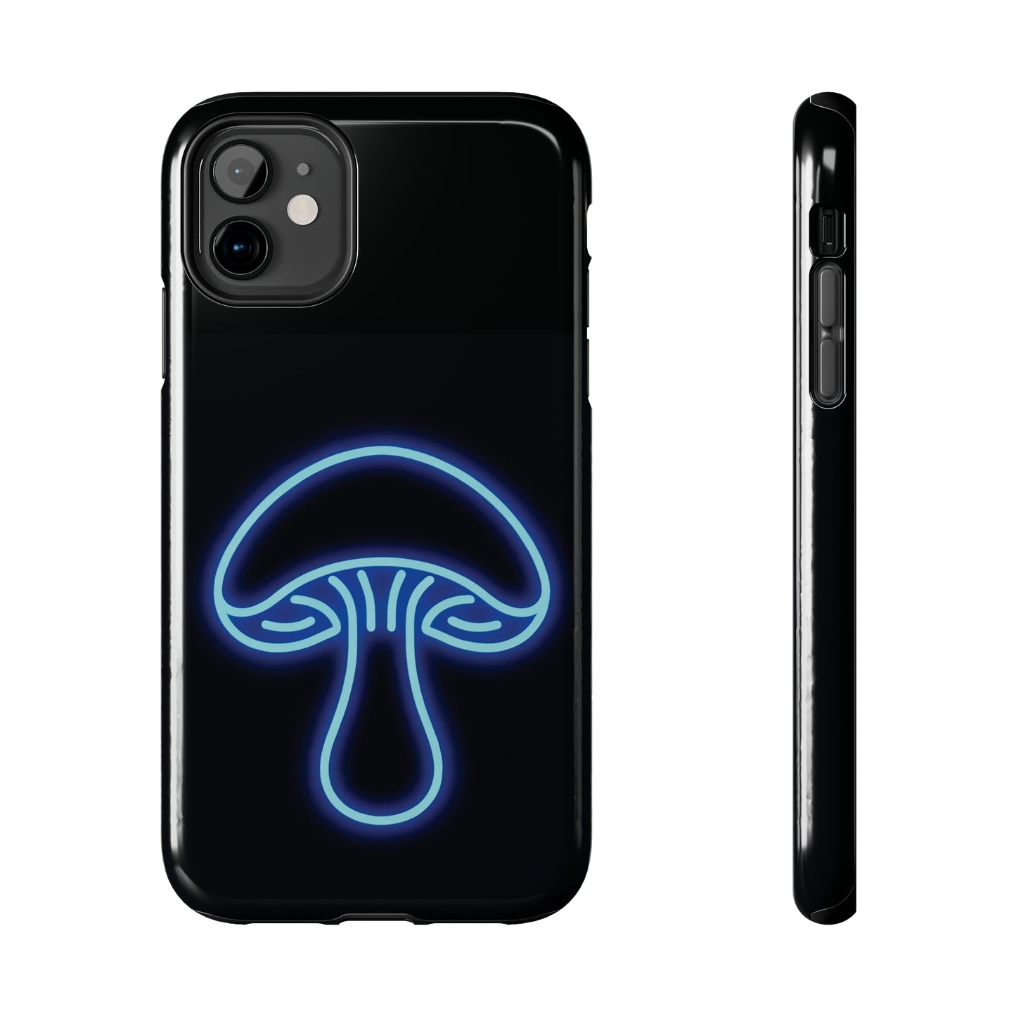 ToughDrop Apple iPhone Case Ft. Neon Blue Shroom