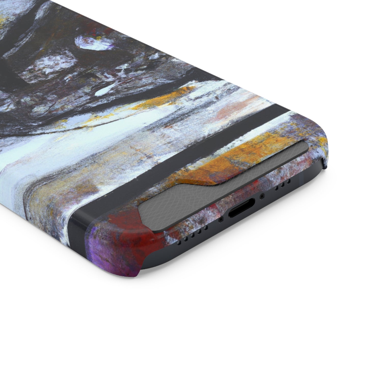 iPhone 13 and Samsung S21, S22 Cases with Card Holder Ft. Mirror Island