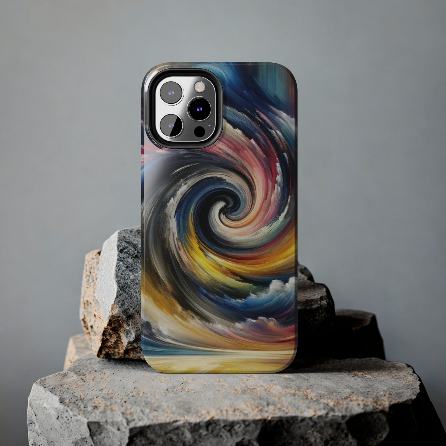 ToughDrop Apple iPhone Case Ft. Swirled Brush