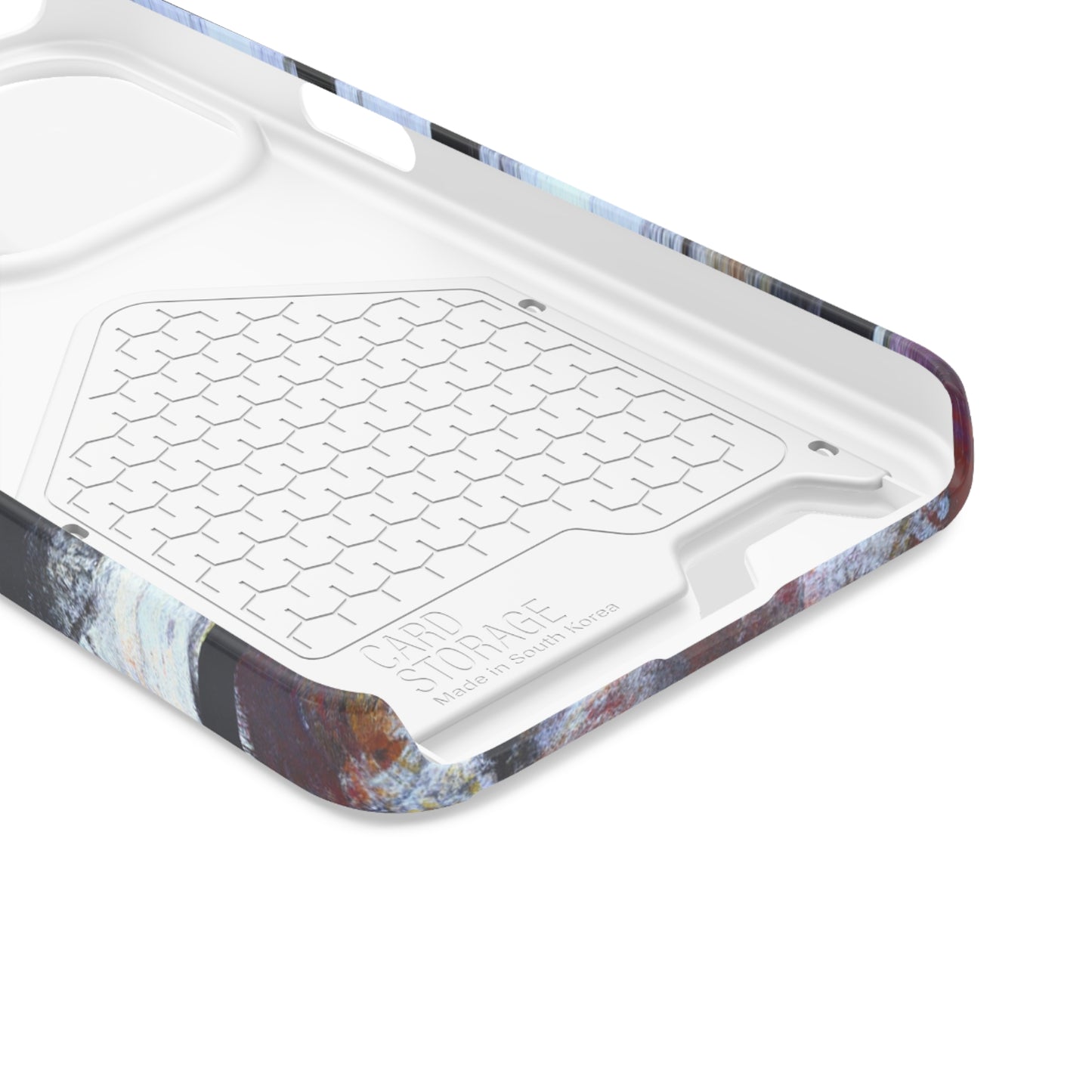 iPhone 13 and Samsung S21, S22 Cases with Card Holder Ft. Mirror Island