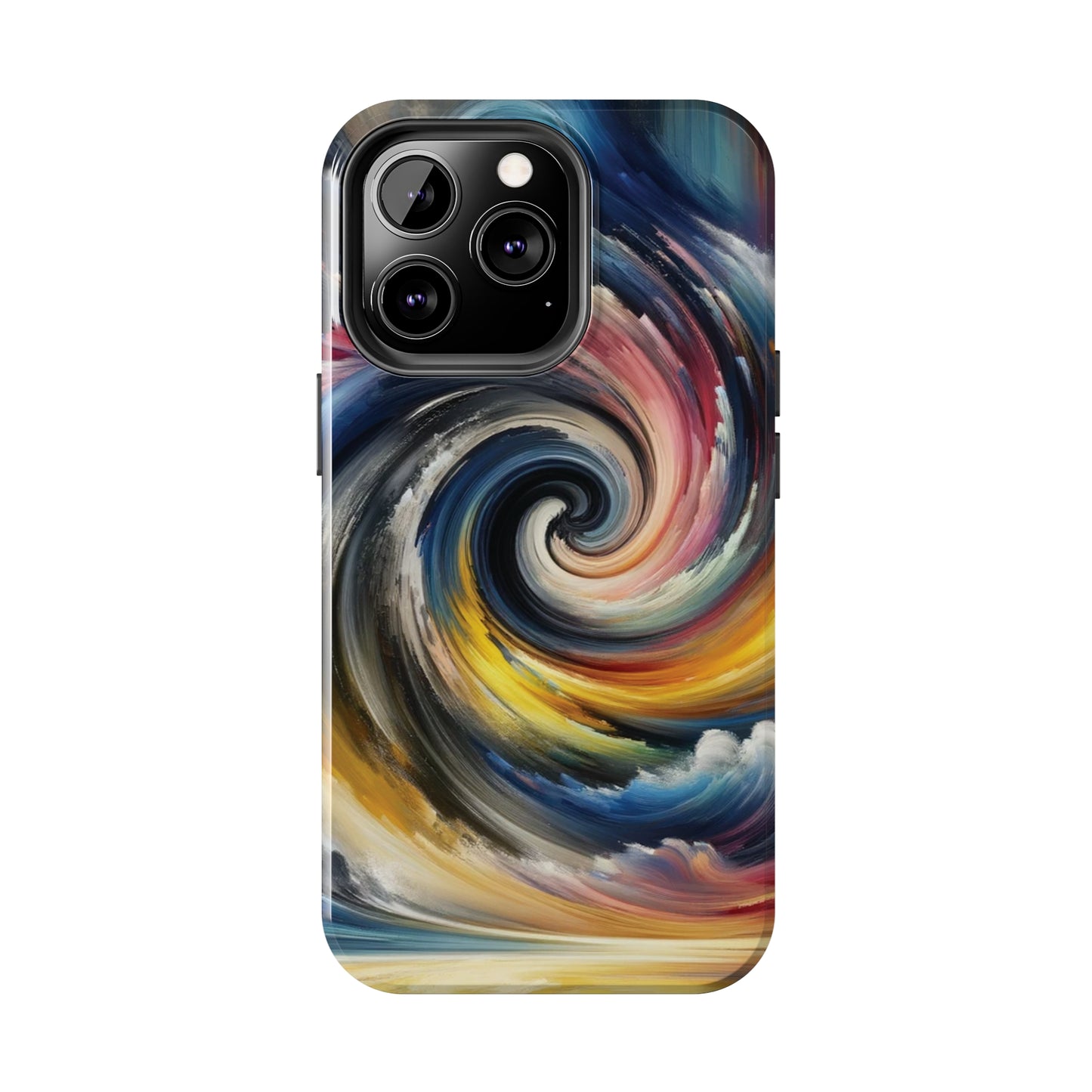 ToughDrop Apple iPhone Case Ft. Swirled Brush