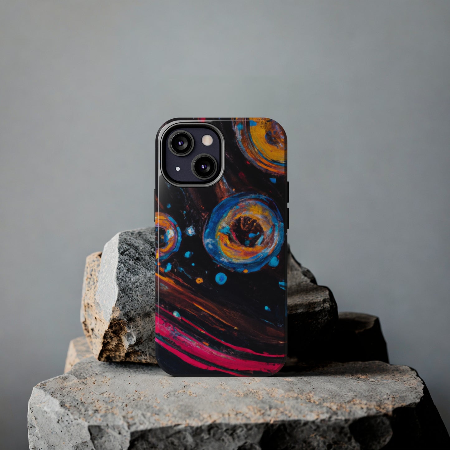 Tough Apple iPhone Cases Ft. Bubble Galaxy