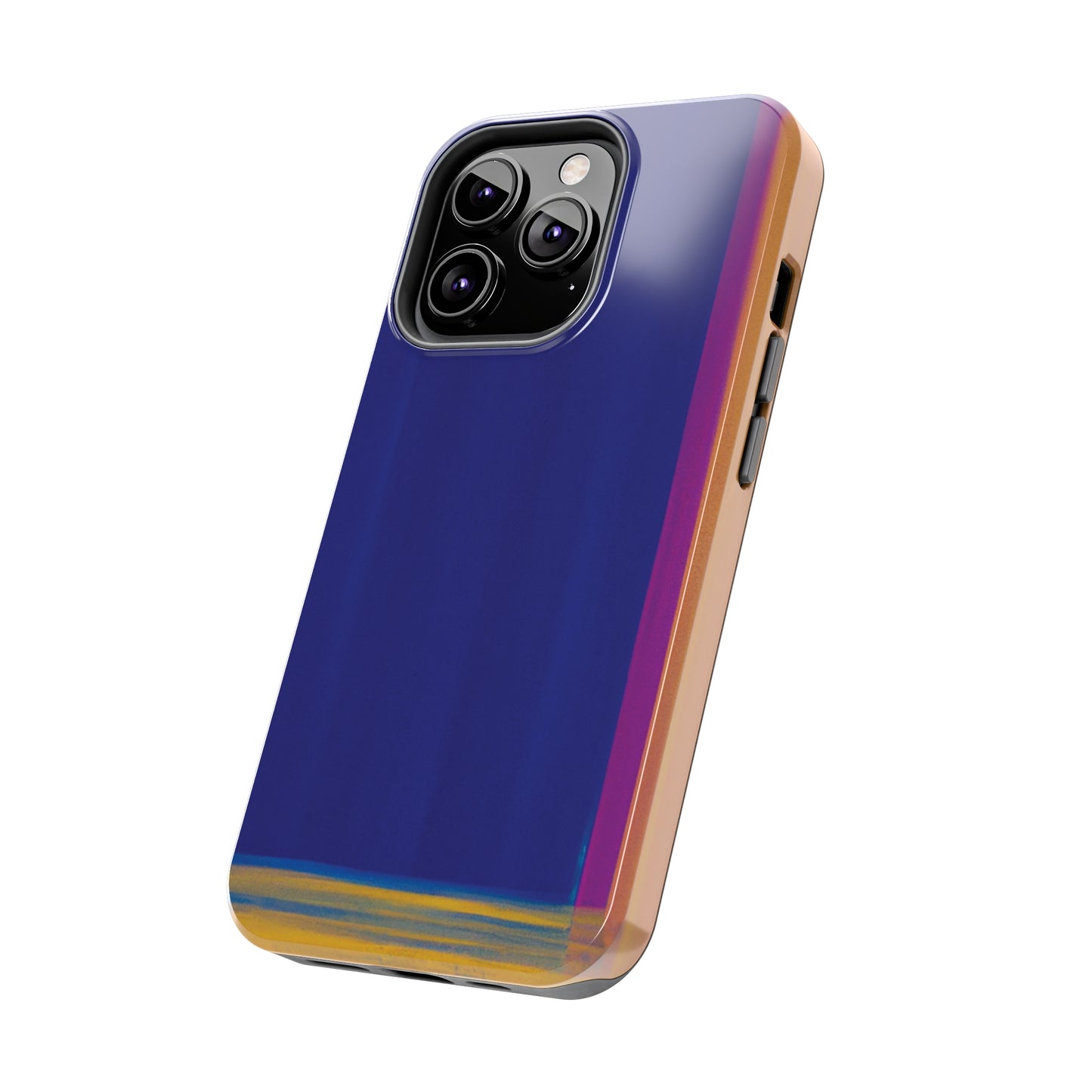 Strong Apple iPhone Case Ft. Minimal Framed Blue