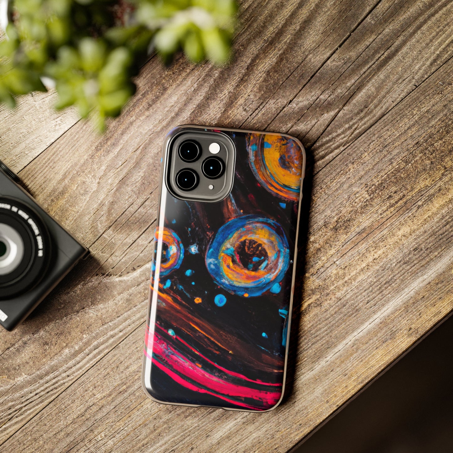Tough Apple iPhone Cases Ft. Bubble Galaxy