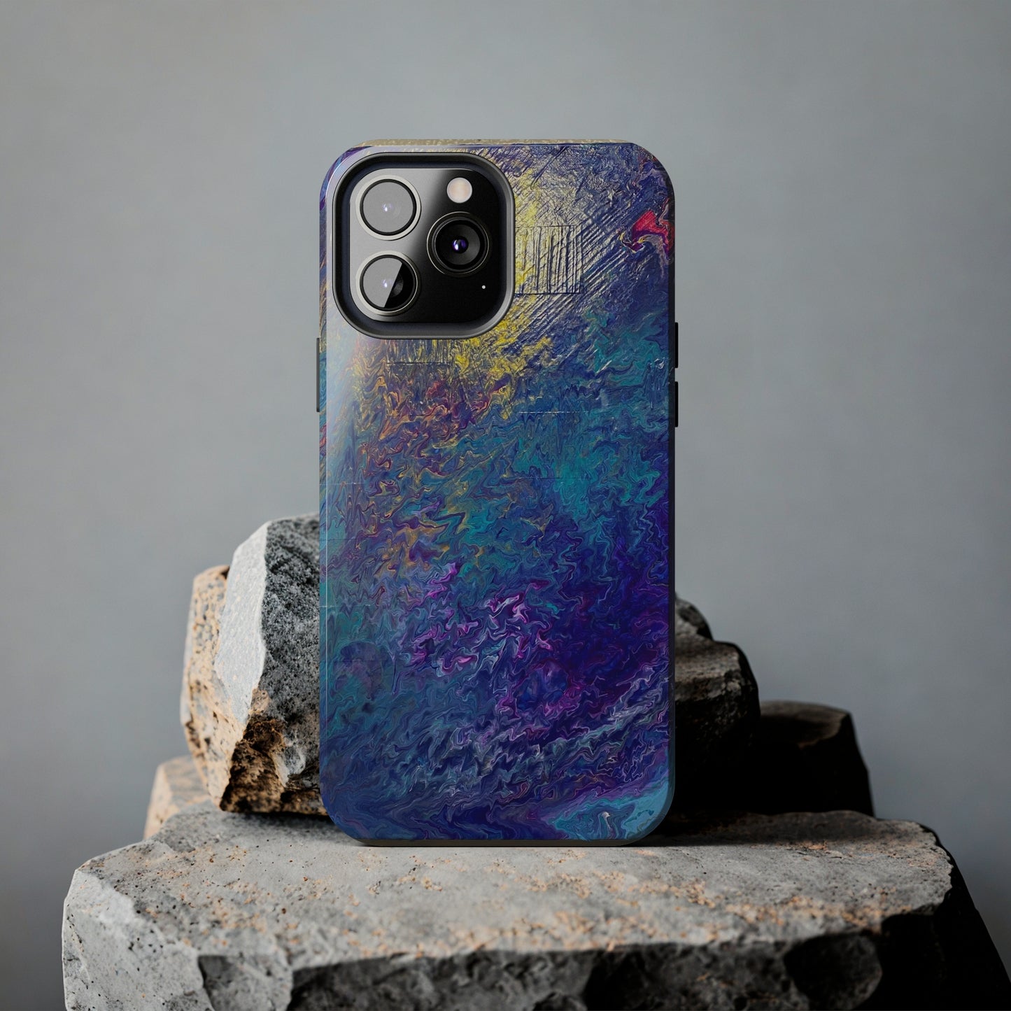 Tough Case-Mate iPhone Cases Ft. Abstract Blue Waterfall
