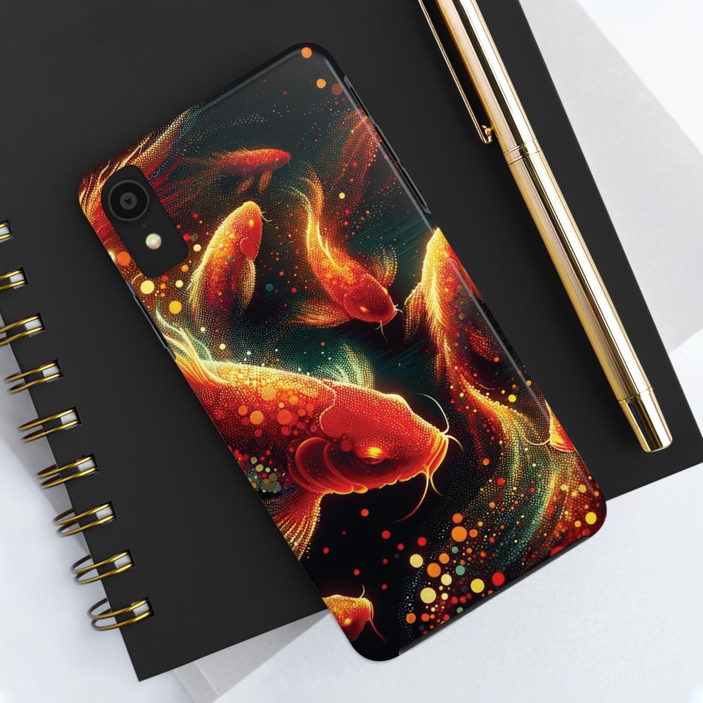 ToughDrop Apple iPhone Case Ft. Spotted Koi
