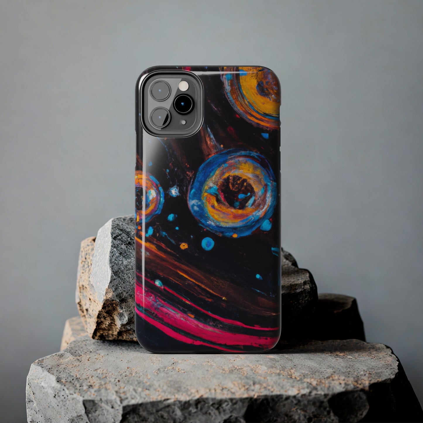 Tough Apple iPhone Cases Ft. Bubble Galaxy