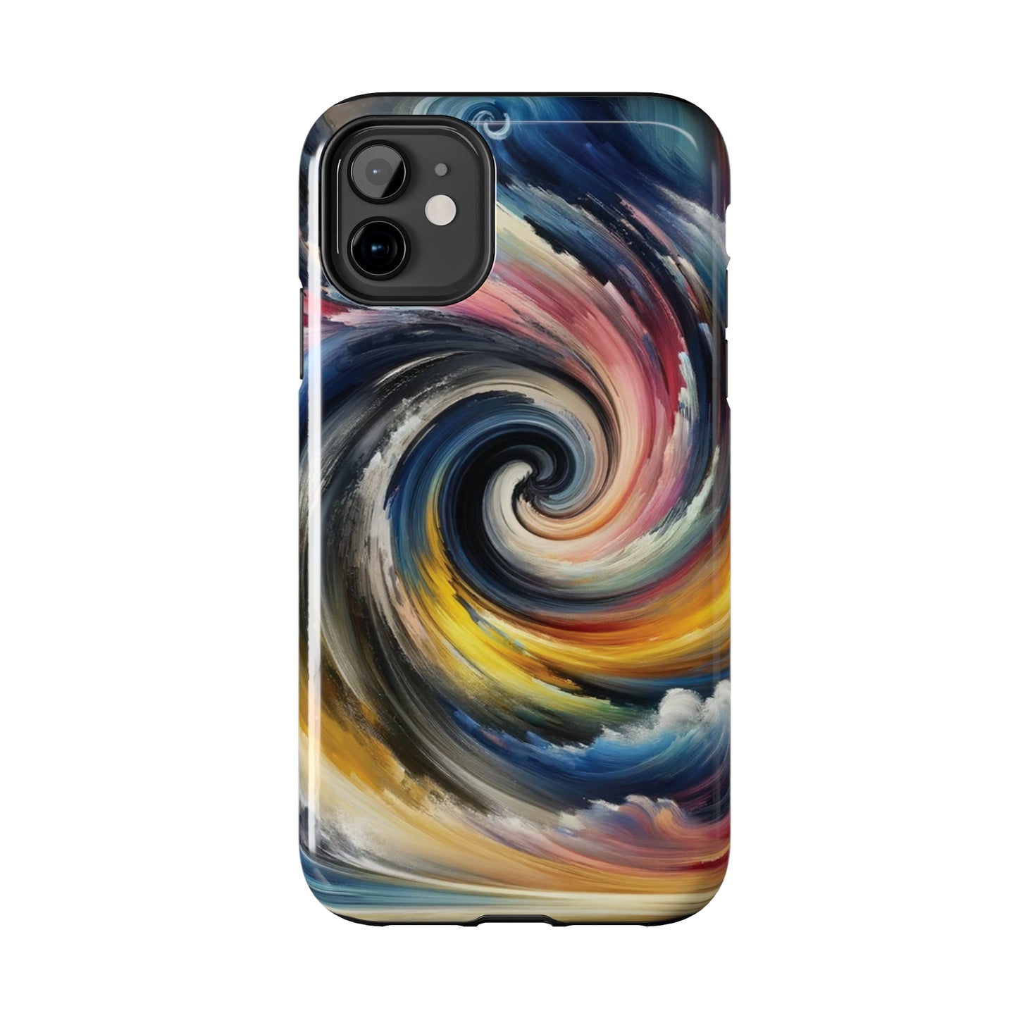 ToughDrop Apple iPhone Case Ft. Swirled Brush