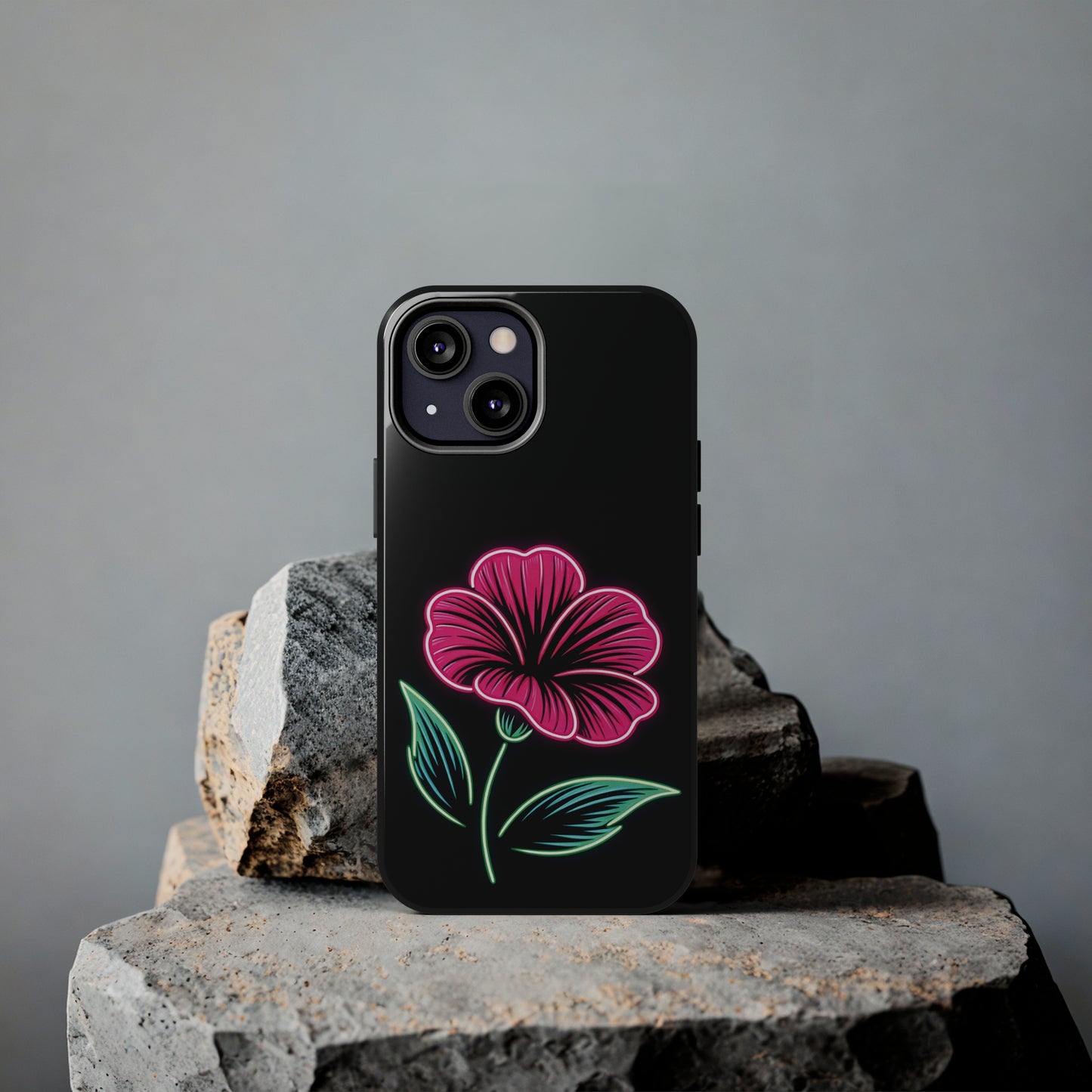 ToughDrop Apple iPhone Case Ft. Neon Bloom