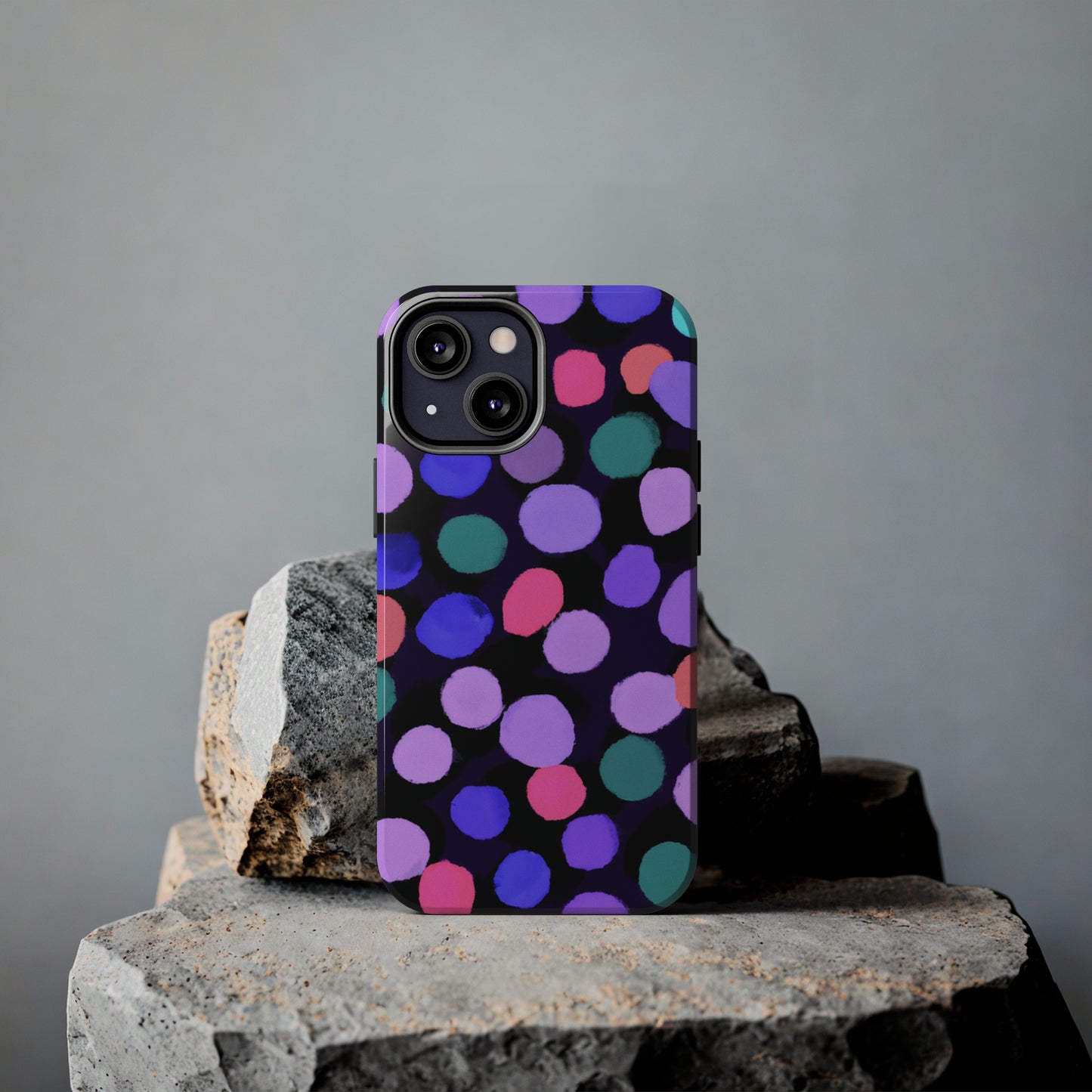 Tough Case-Mate iPhone Case Ft. Purple Dots