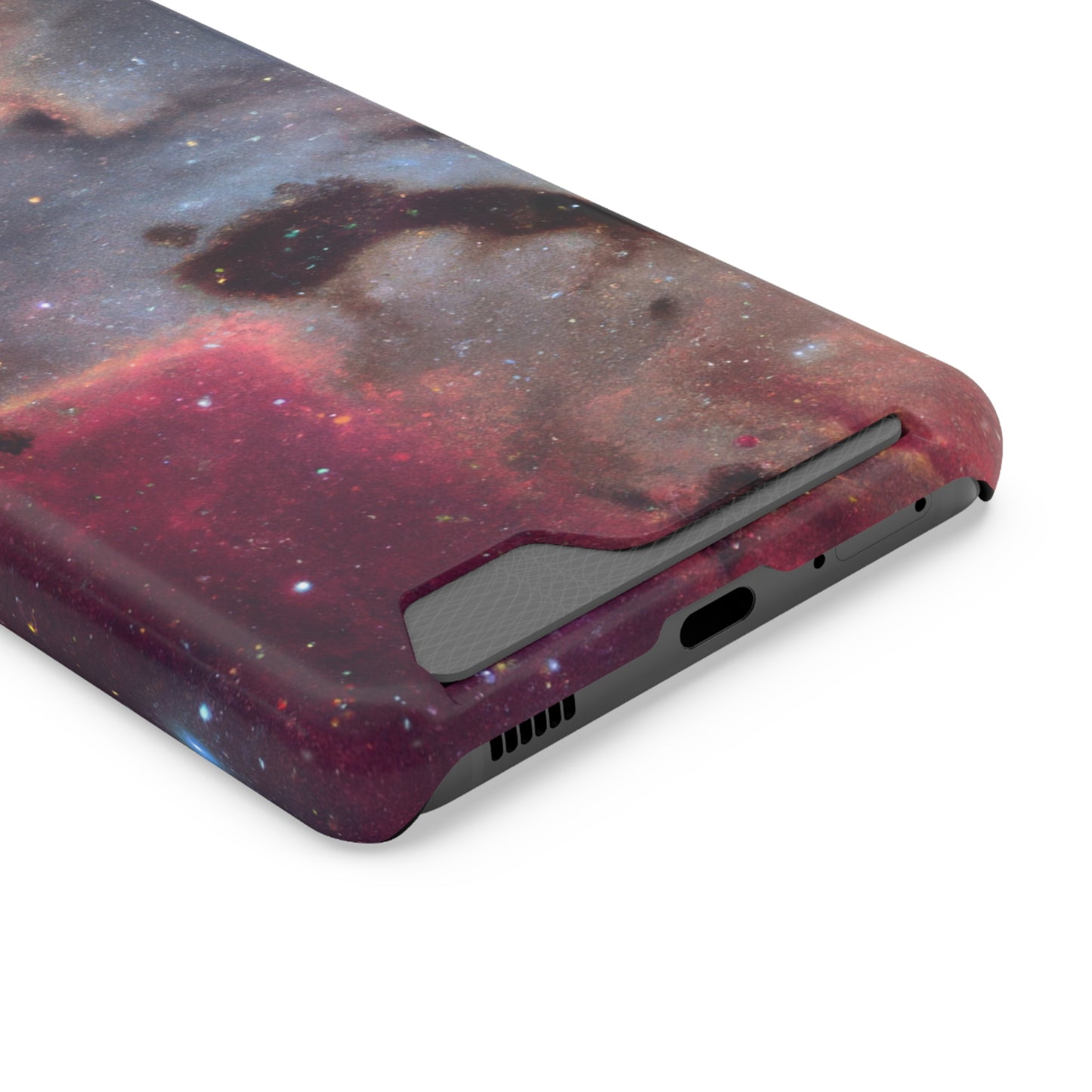 iPhone 13 and Samsung S21, S22 Cases with Card Holder Ft. Nebula