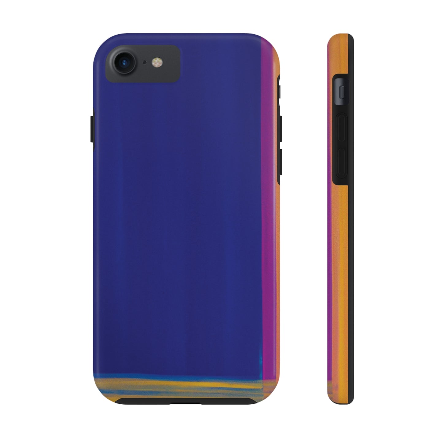 Strong Apple iPhone Case Ft. Minimal Framed Blue