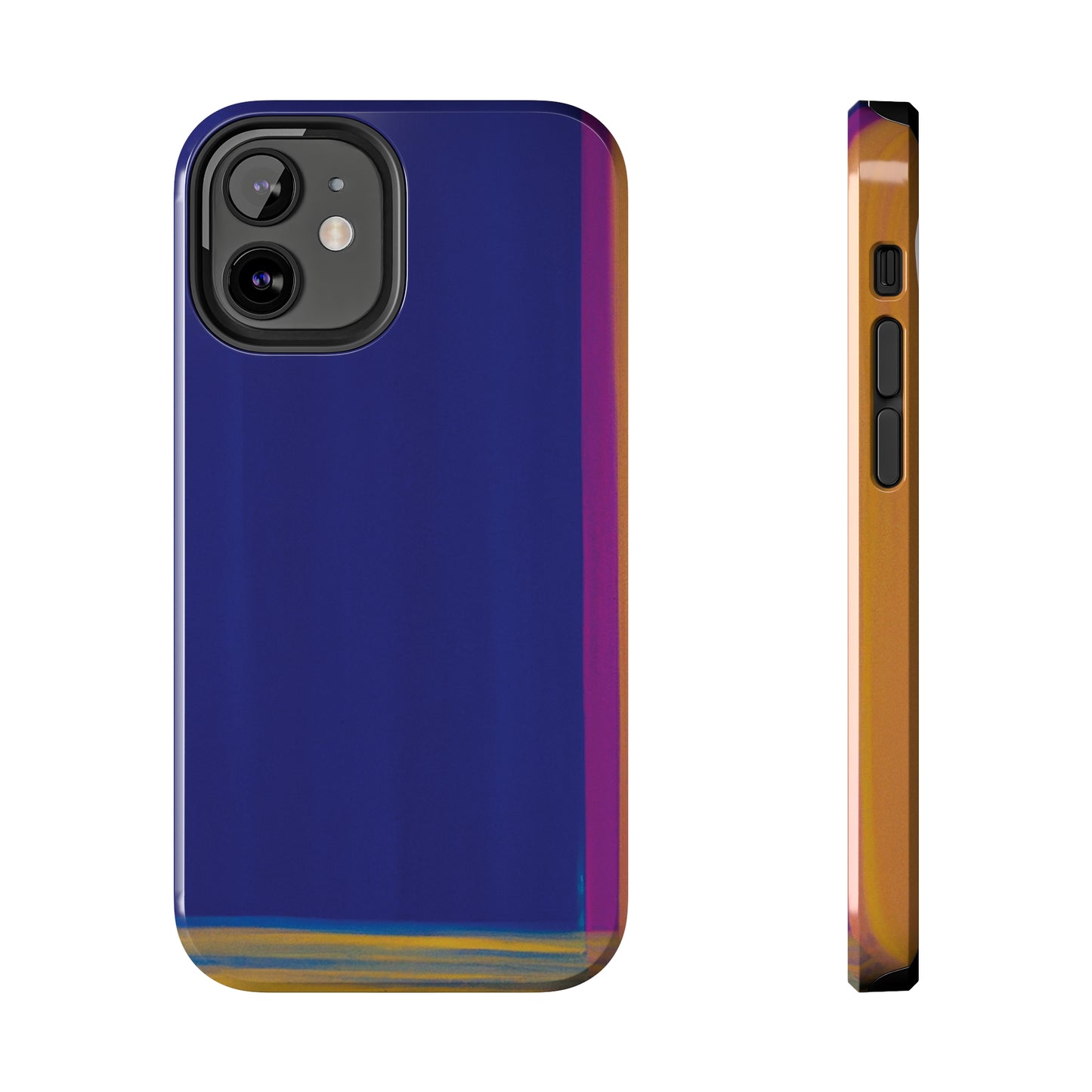 Strong Apple iPhone Case Ft. Minimal Framed Blue
