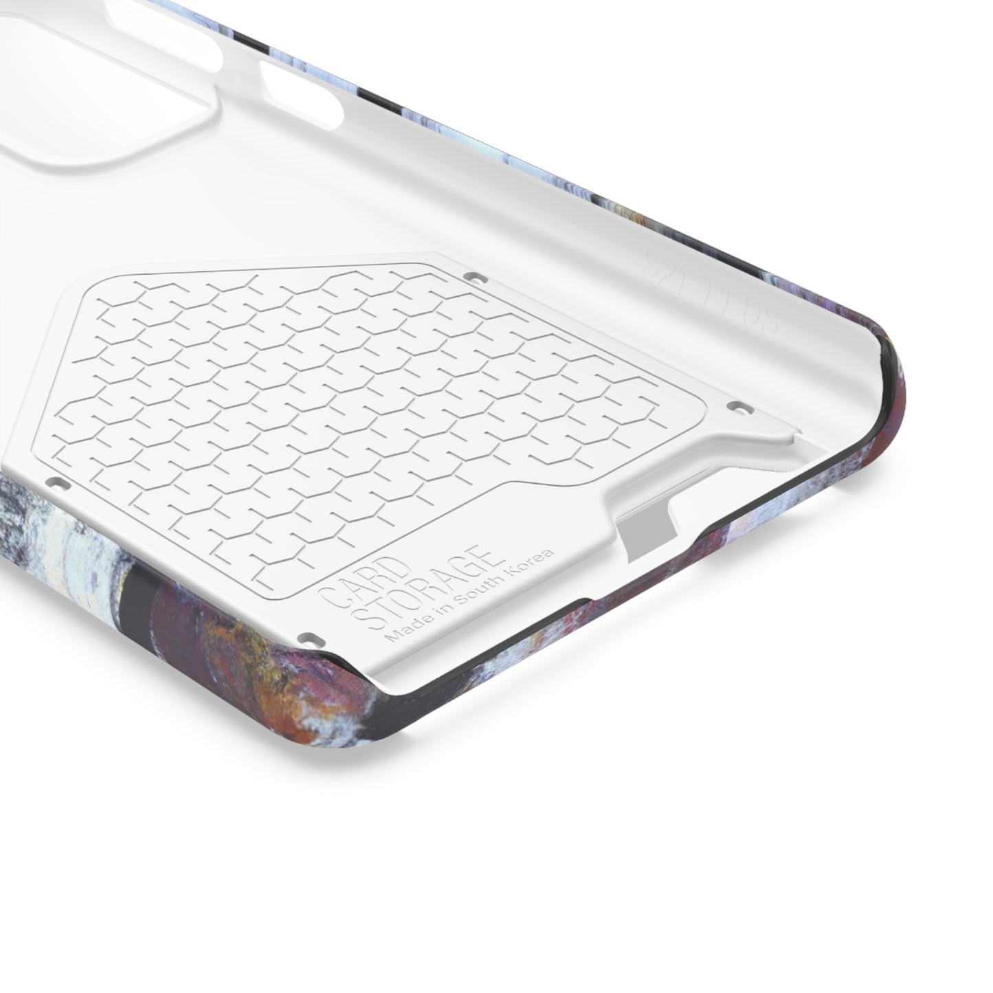 iPhone 13 and Samsung S21, S22 Cases with Card Holder Ft. Mirror Island