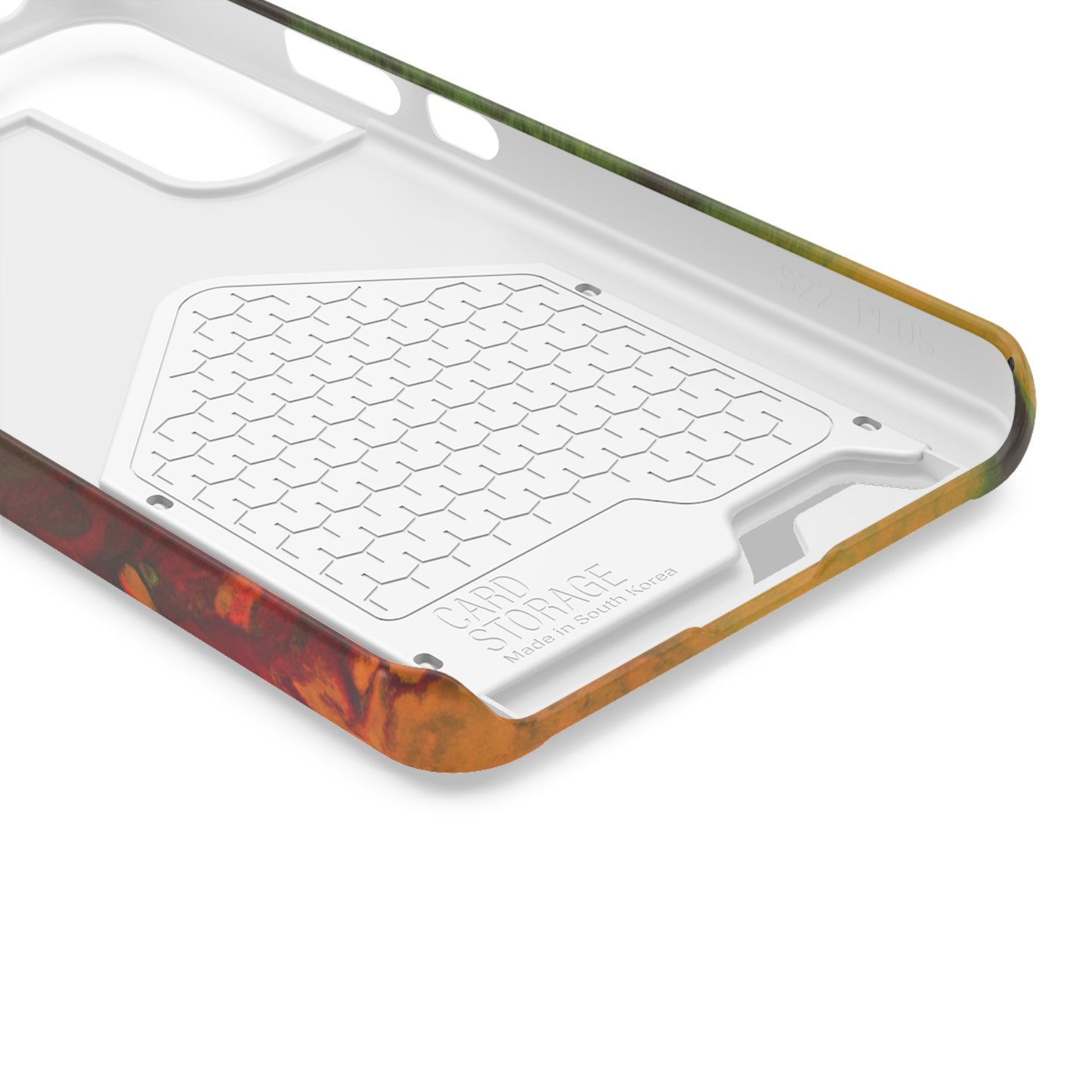 iPhone 13 and Samsung S21, S22 Cases with Card Holder Ft. Abstract Gas Giant