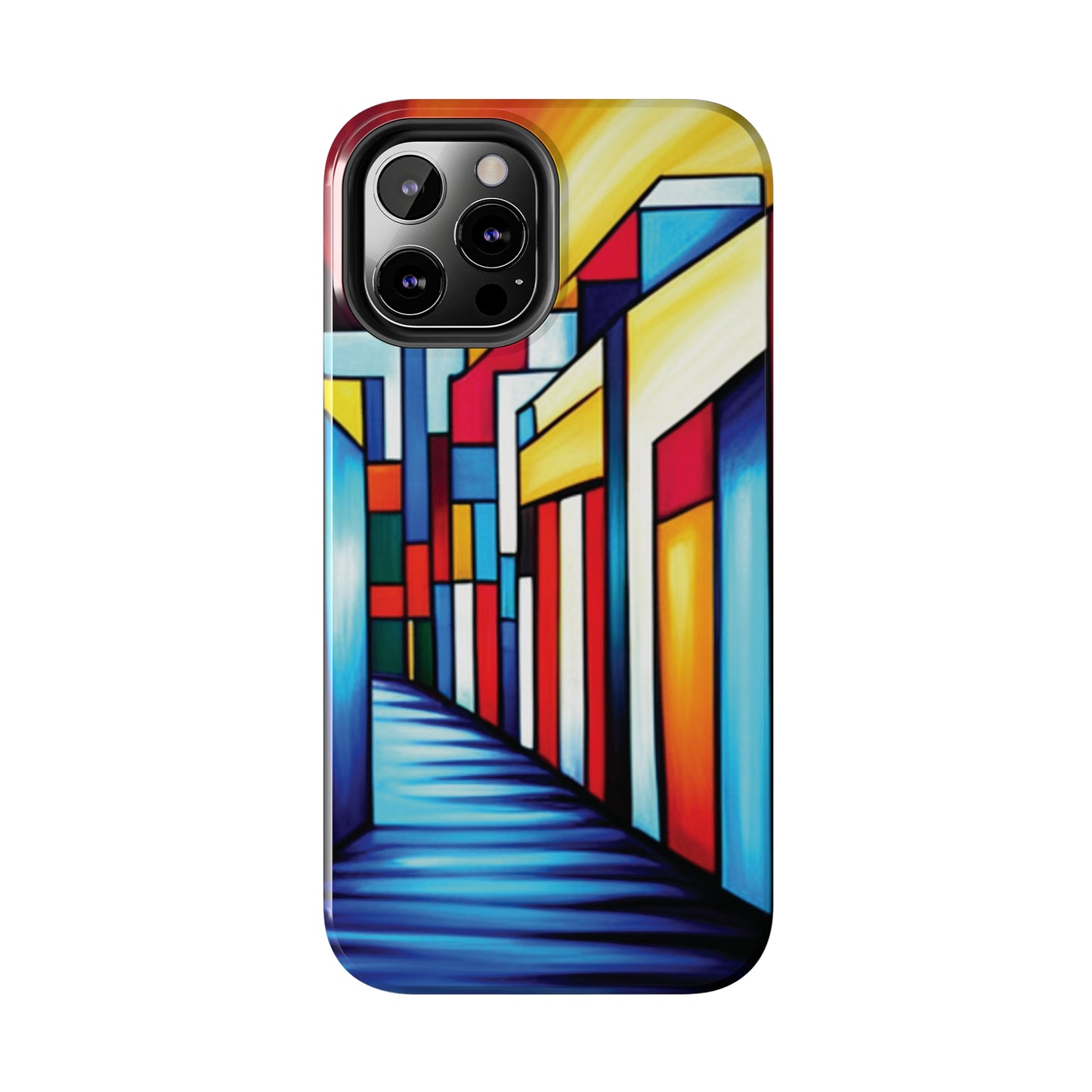 ToughDrop Apple iPhone Case Ft. Colorful Geometric Abstract Art
