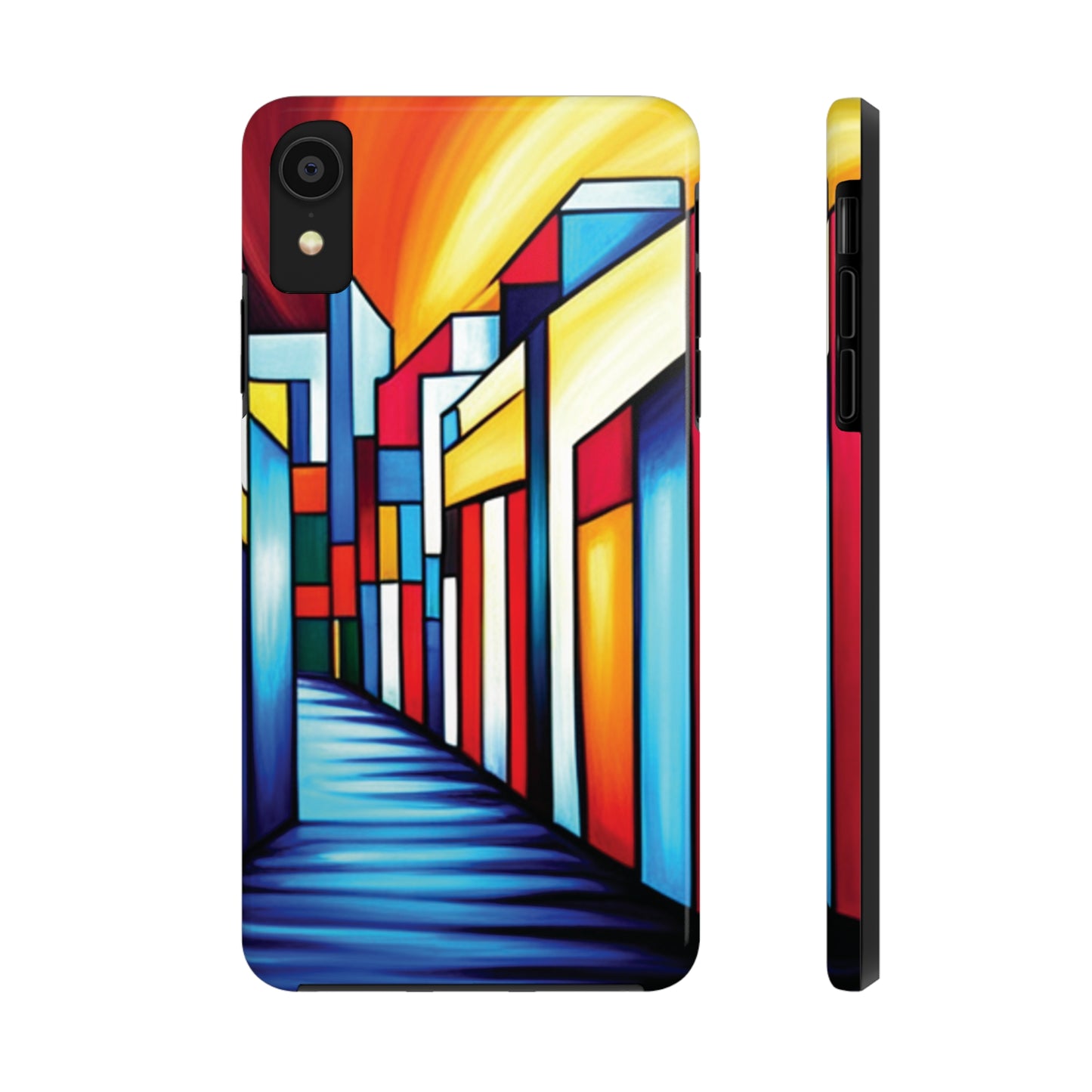 ToughDrop Apple iPhone Case Ft. Colorful Geometric Abstract Art