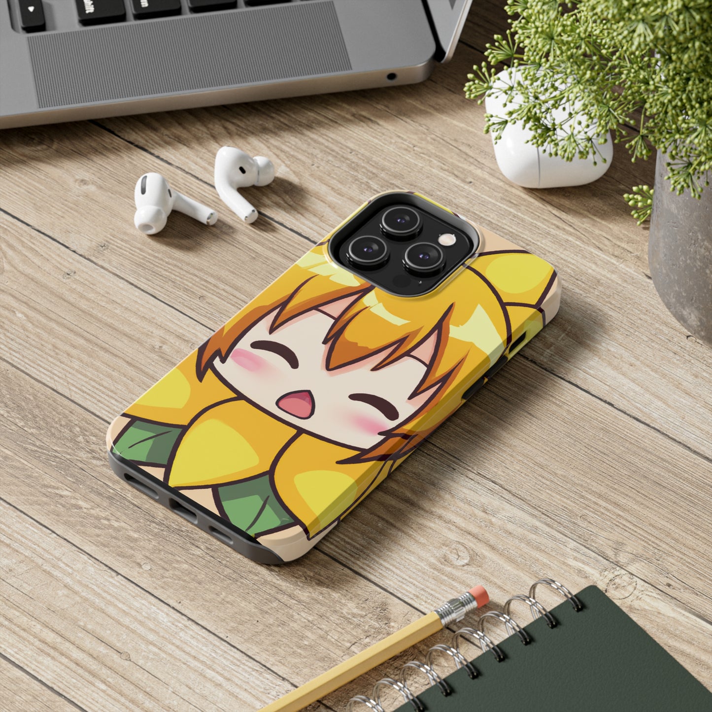 Tough Case-Mate iPhone Case Ft. Chibi Sunflower