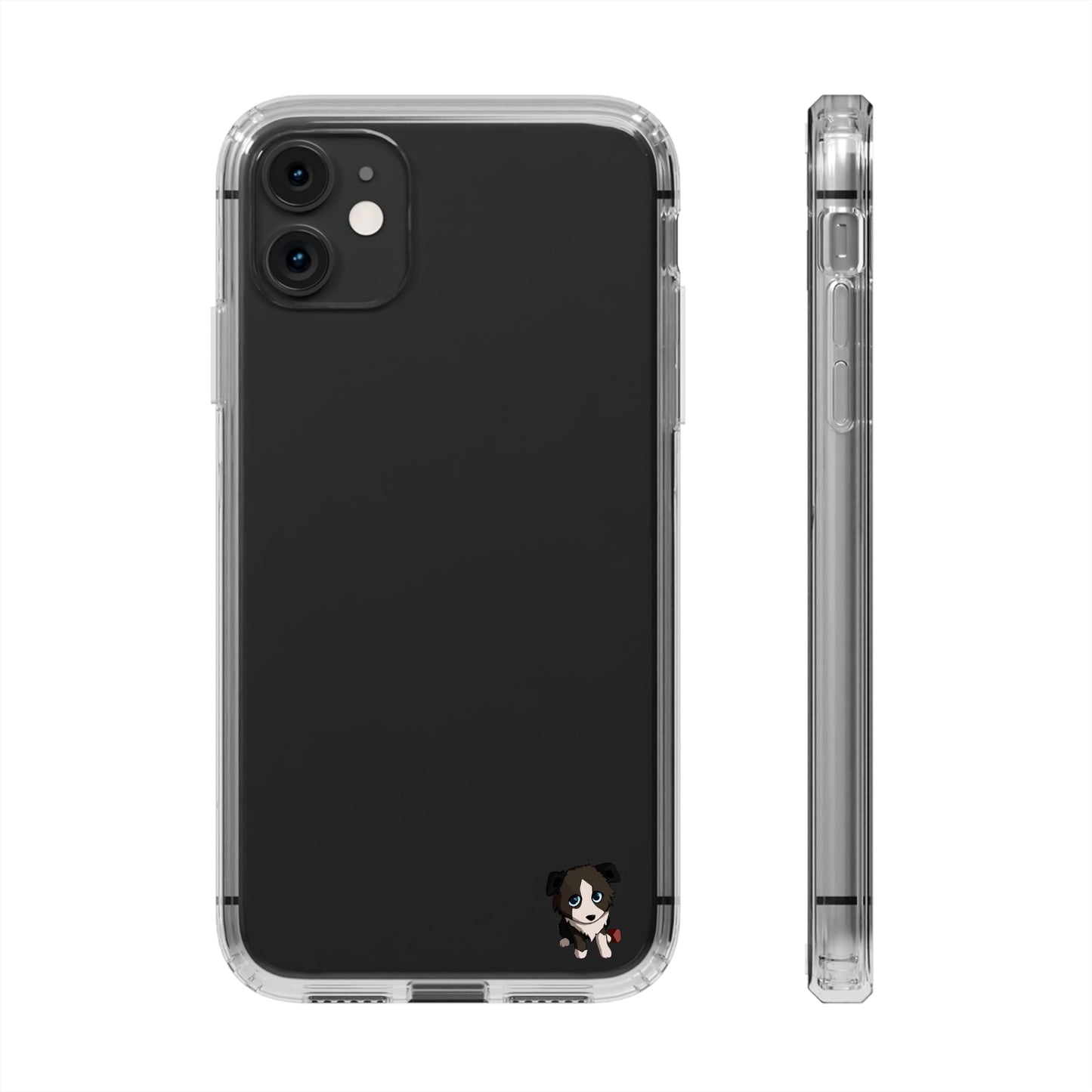 Clear iPhone and Android Cases Ft. Cute Puppy