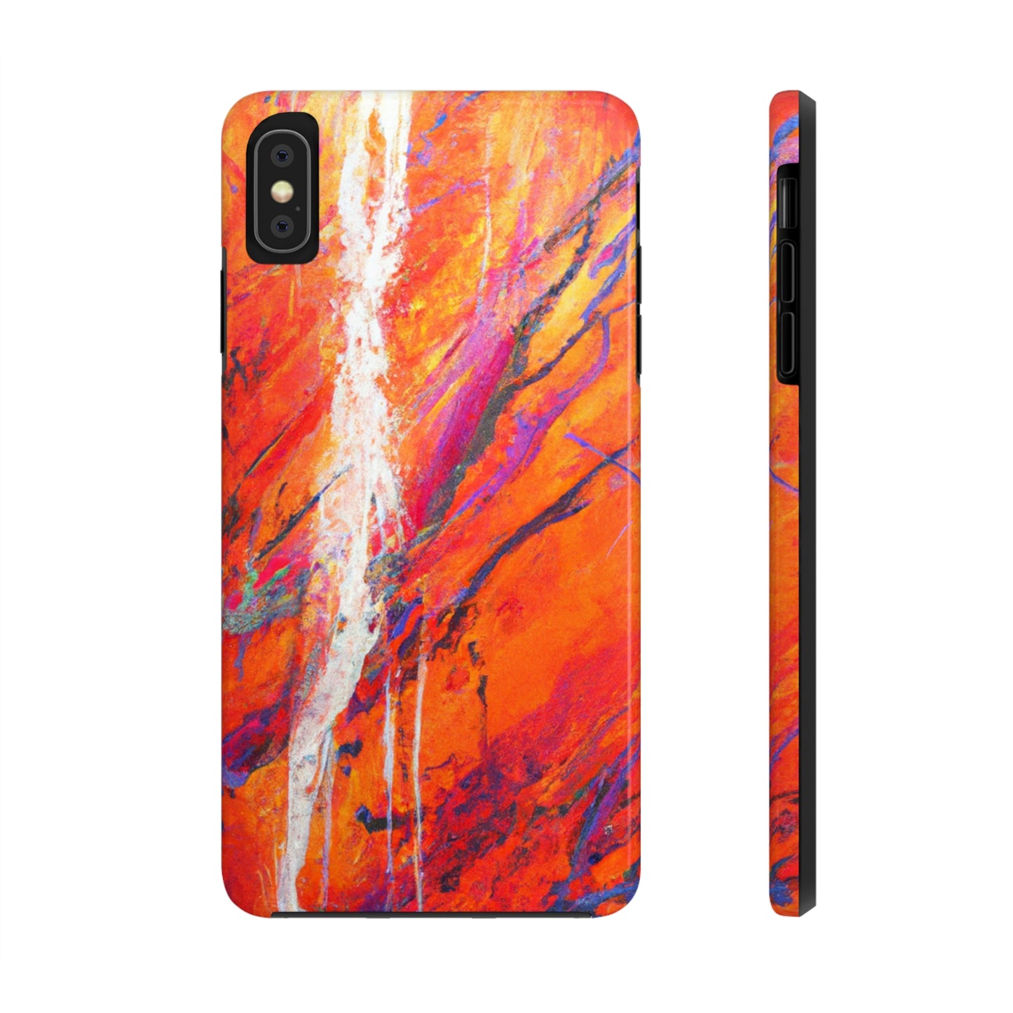 Tough Apple iPhone Cases Ft. Abstract Halloween Forest
