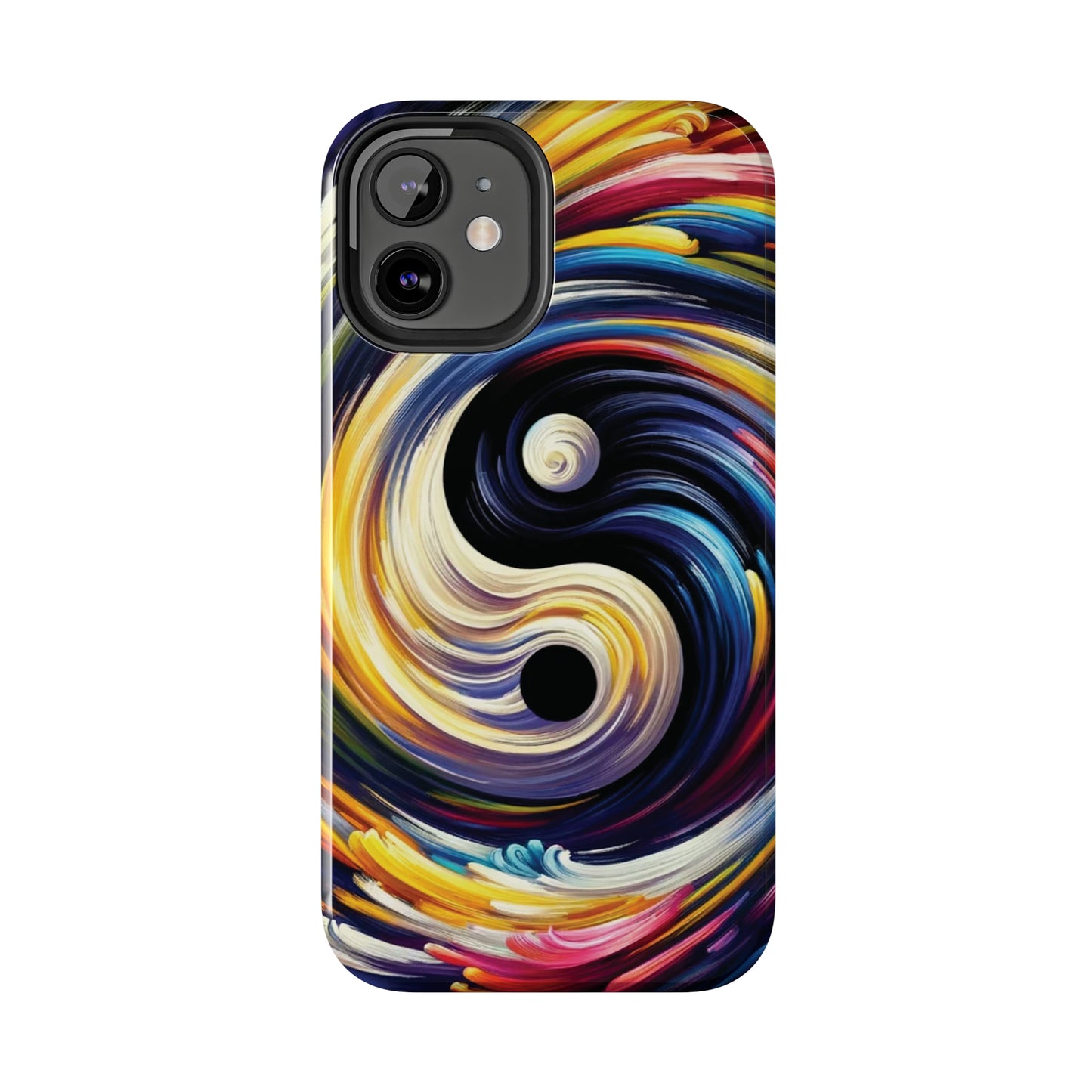 ToughDrop Apple iPhone Case Ft. Abstract Yin Yang