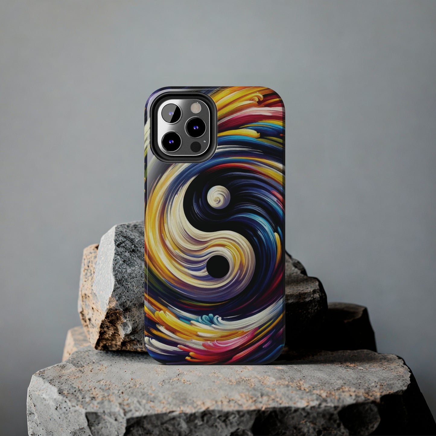 ToughDrop Apple iPhone Case Ft. Abstract Yin Yang