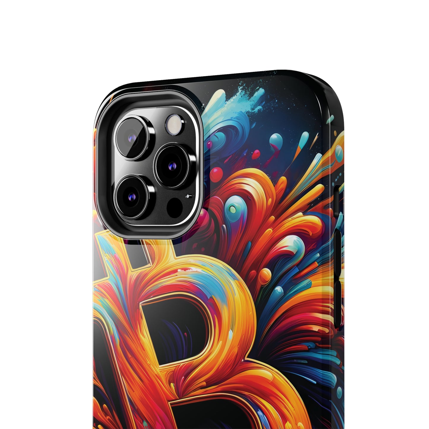 ToughDrop Apple iPhone Case Ft. Bitcoin Symbol Abstract