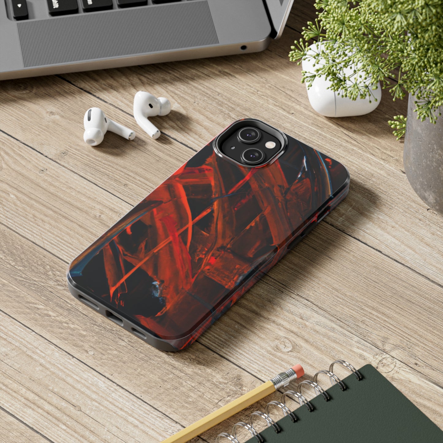 Tough Case-Mate iPhone Case Ft. Red Swipes