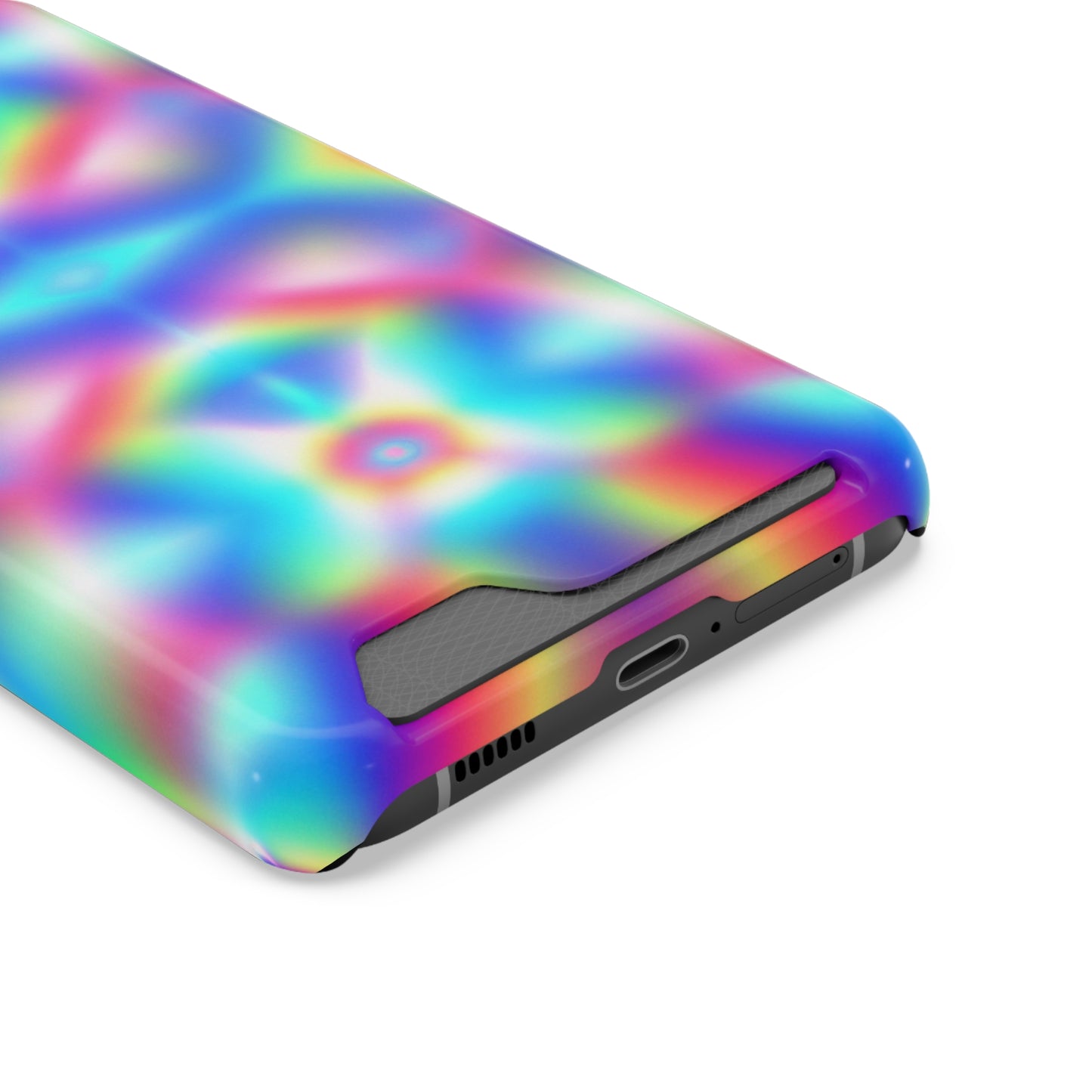 iPhone 13 and Samsung S21, S22 Cases with Card Holder Ft. Light Crystal