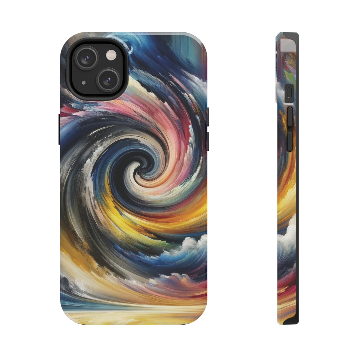 ToughDrop Apple iPhone Case Ft. Swirled Brush