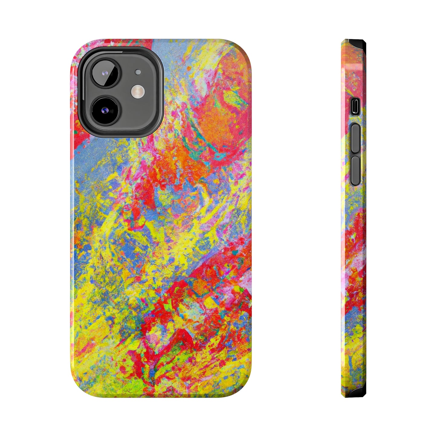 Tough Apple iPhone Cases Ft. Abstract Strawberry Banana