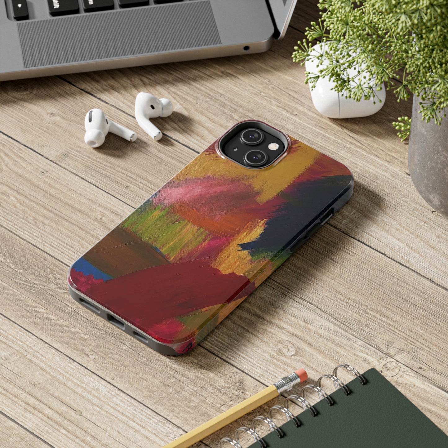 Tough Case-Mate iPhone Case Ft. Abstract Red