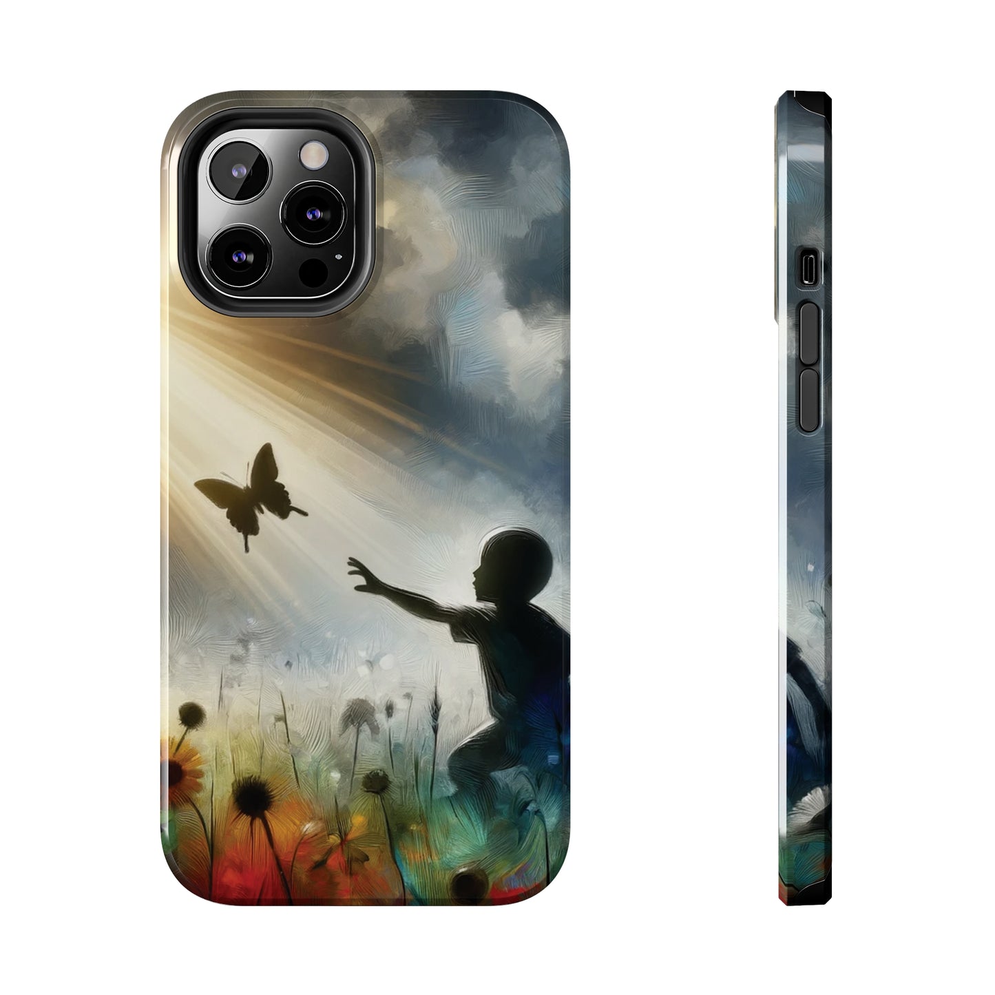 ToughDrop Apple iPhone Case Ft. Butterfly Shadow