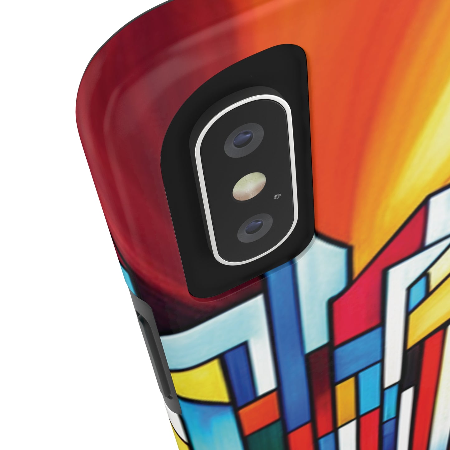 ToughDrop Apple iPhone Case Ft. Colorful Geometric Abstract Art