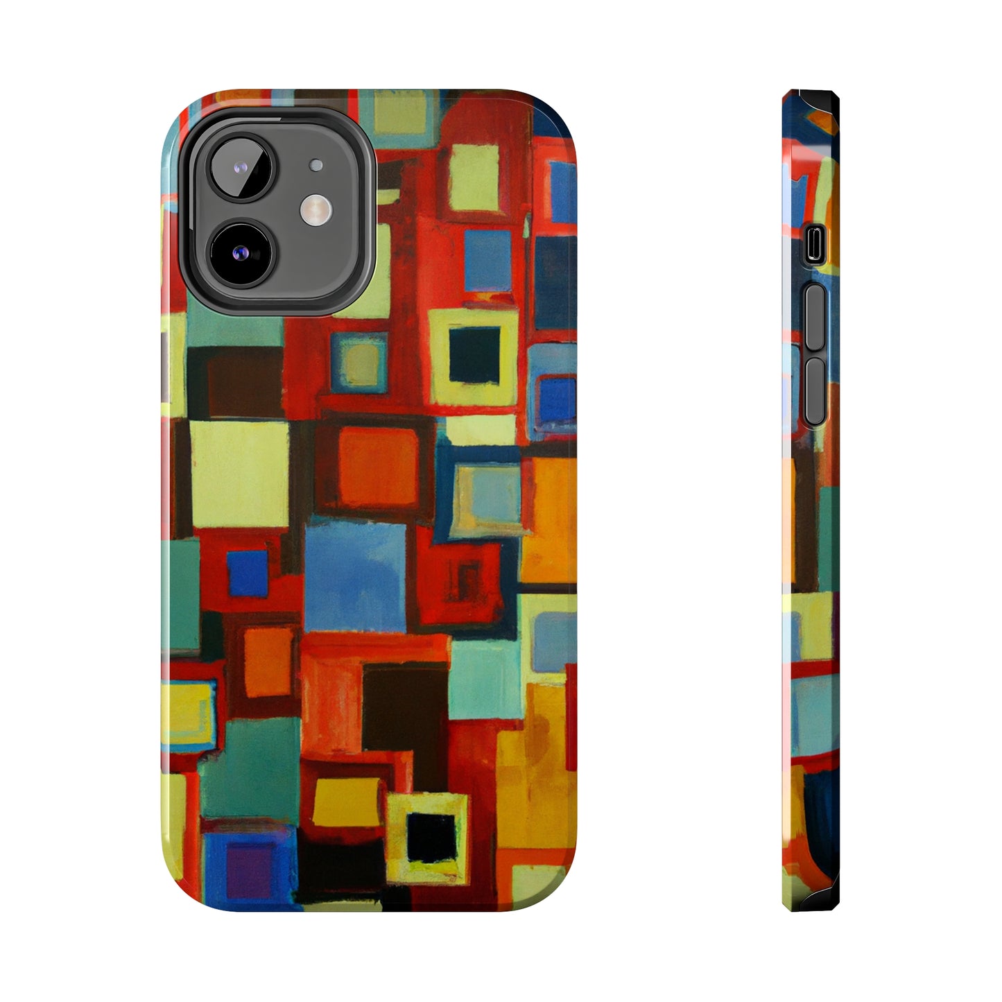 Tough Case-Mate iPhone Case Ft. Abstract Squares