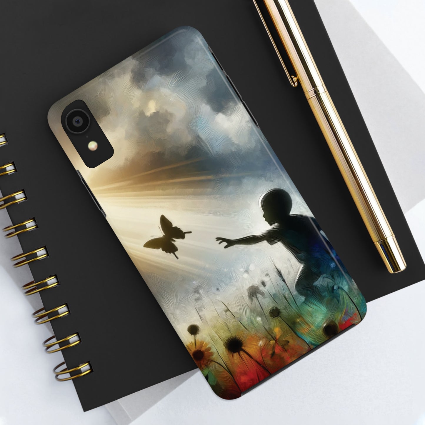 ToughDrop Apple iPhone Case Ft. Butterfly Shadow