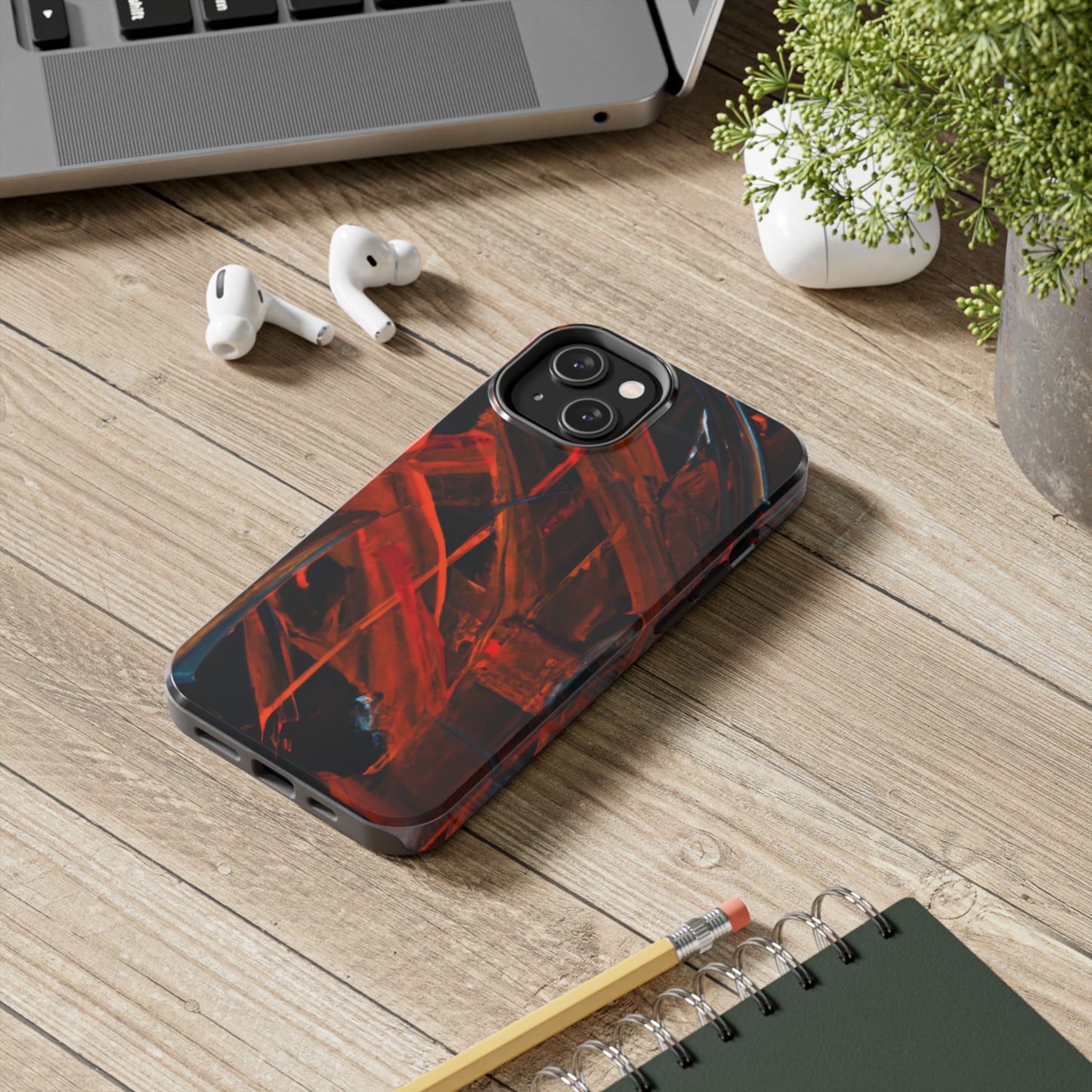 Tough Case-Mate iPhone Case Ft. Red Swipes