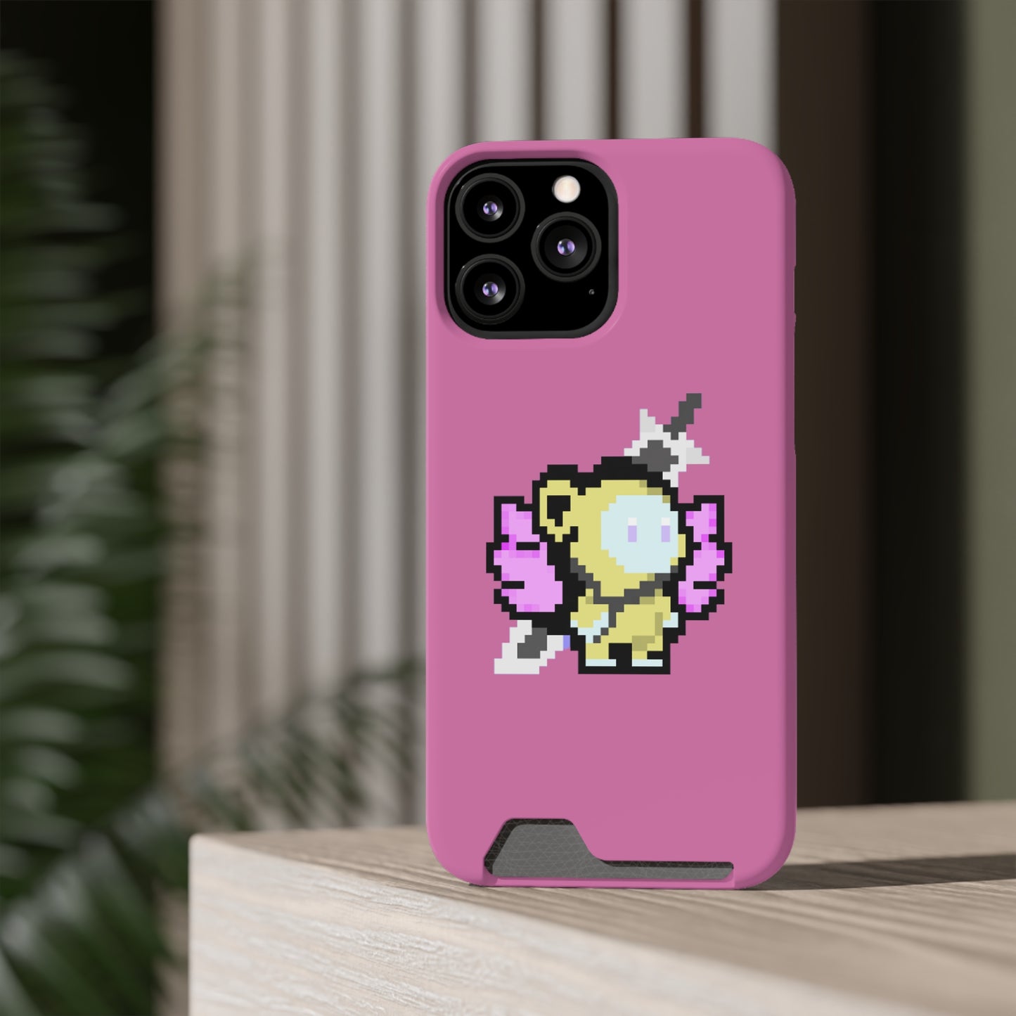 iPhone 13 and Samsung S21, S22 Cases with Card Holder Ft. MONKEE MONKEE #2108