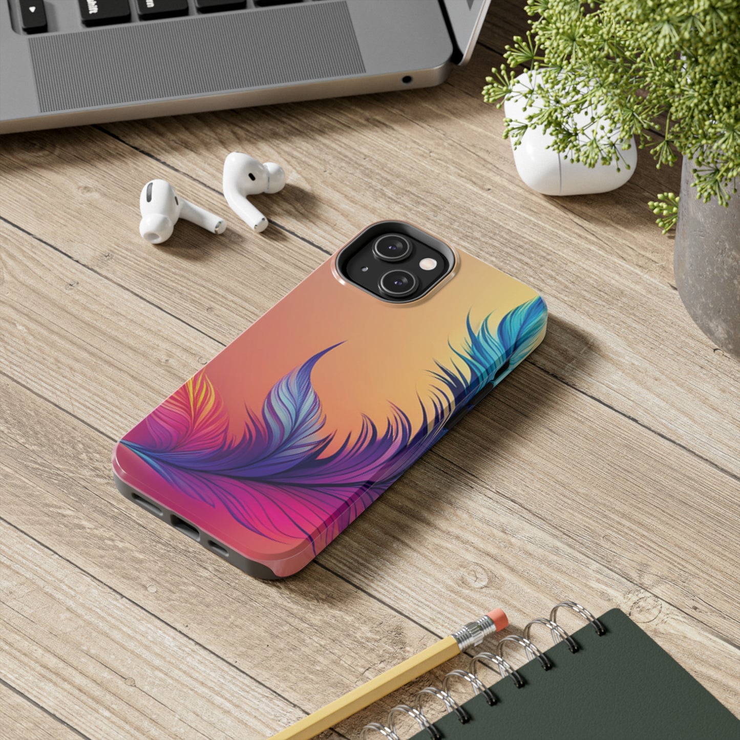 Strong Apple iPhone Case Ft. Hidden Feather