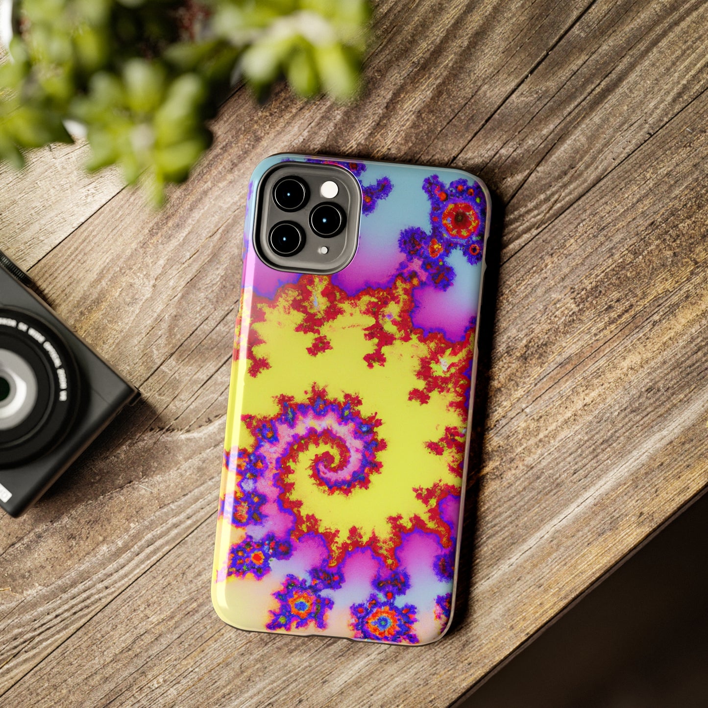 Tough Case-Mate iPhone Case Ft. Tie Dye Fractal