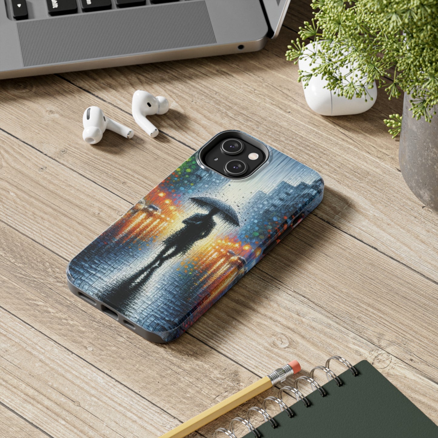 ToughDrop Apple iPhone Case Ft. Rain Walk