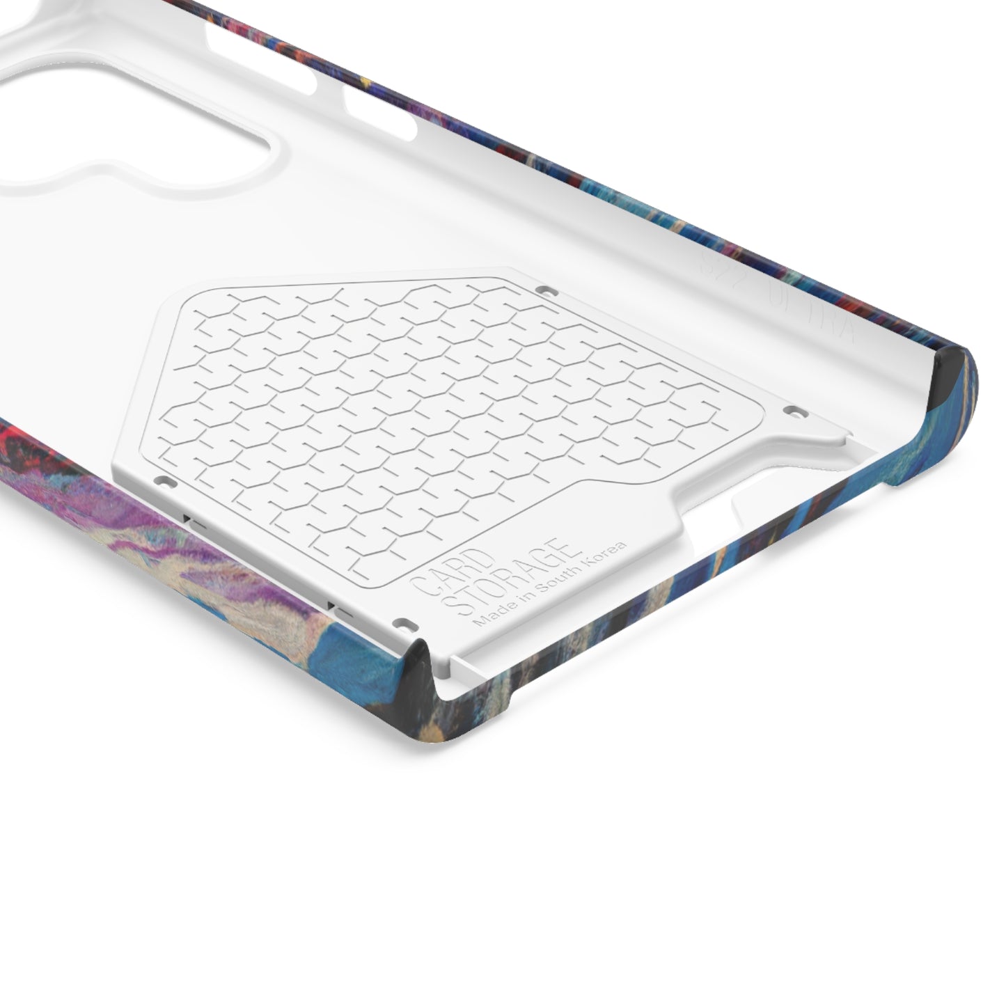 iPhone 13 and Samsung S21, S22 Cases with Card Holder Ft. Abstract Vortex